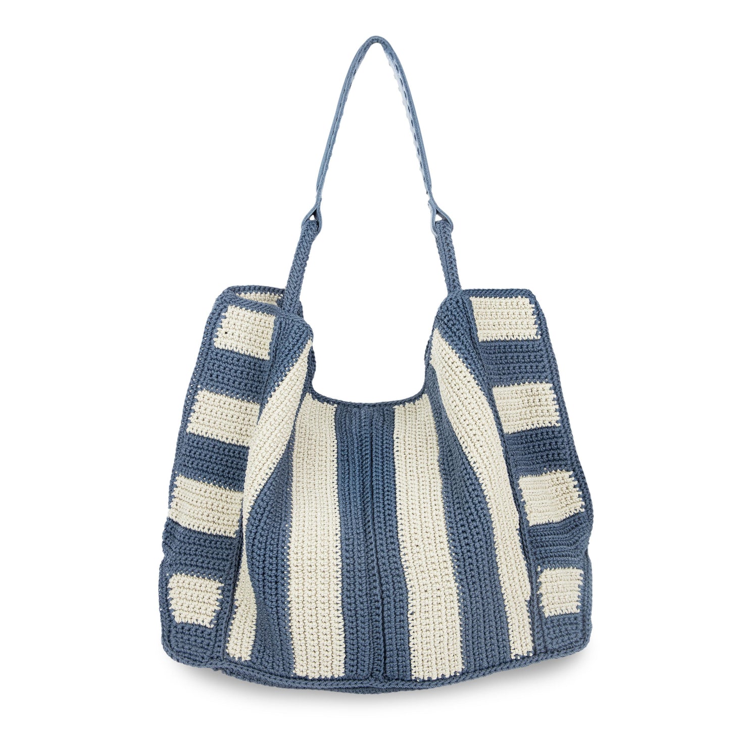 The Sak Los Feliz Slouchy Large Tote Crochet - |Maritime Stripe|