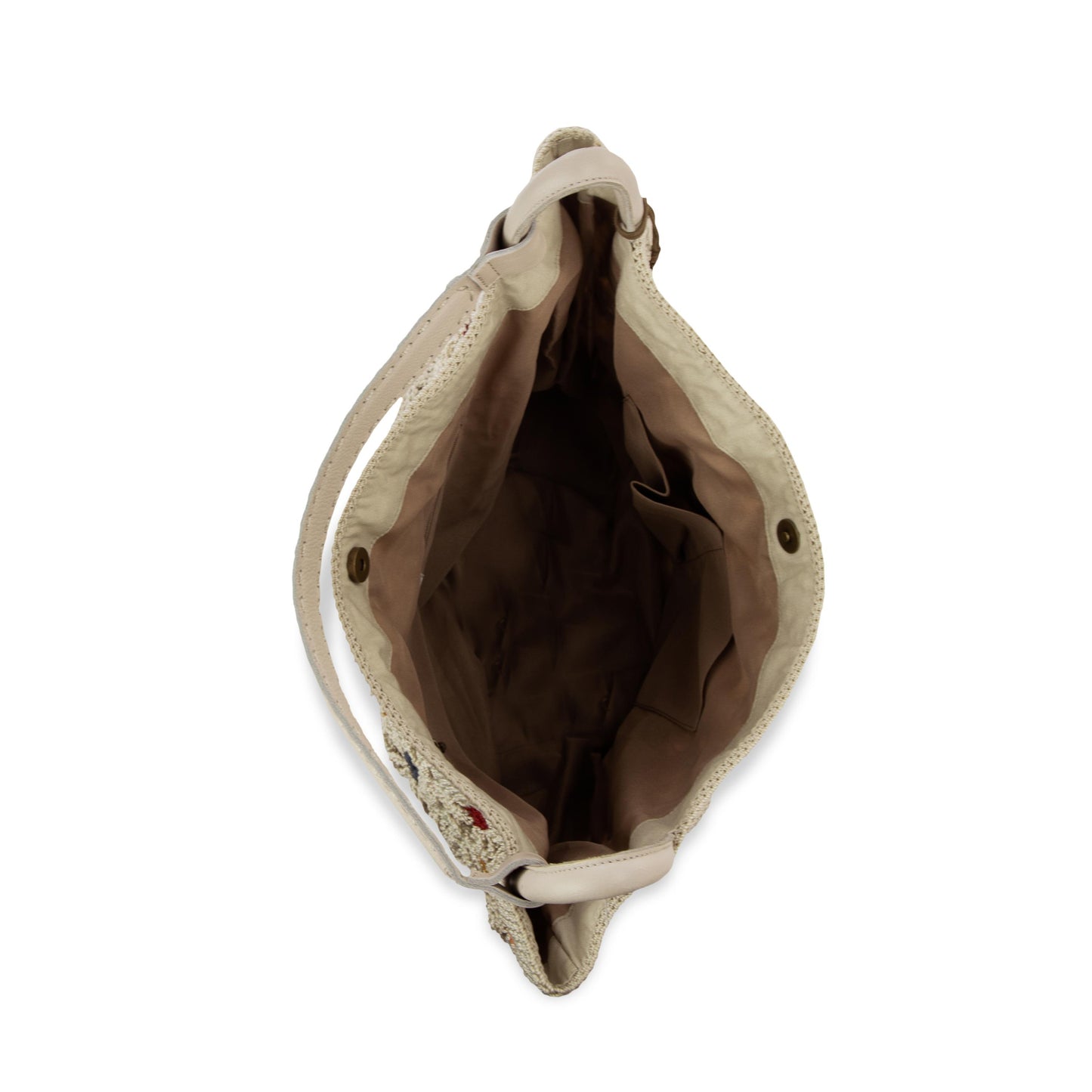 The Sak Los Feliz Slouchy Large Tote Crochet - |Natural Multi Flowers|