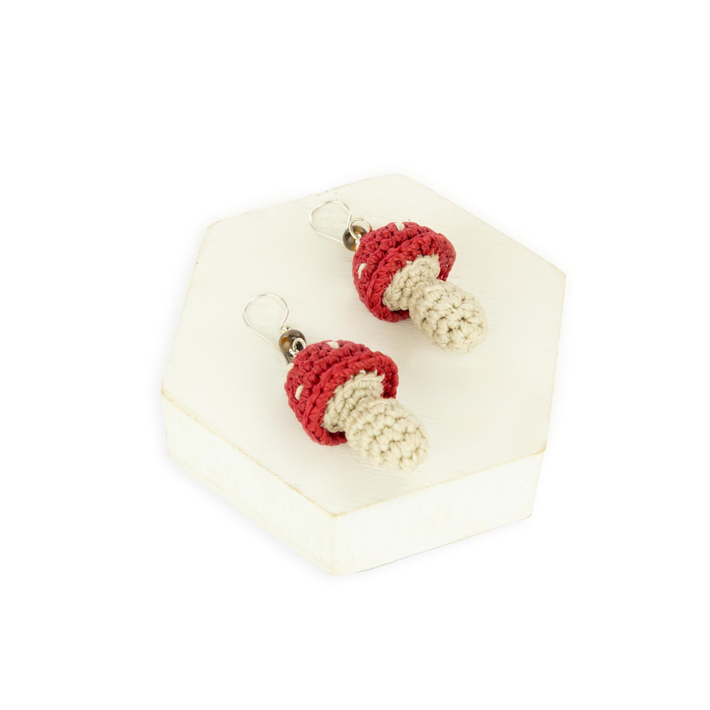 The Sak Cyrus Charm Earrings - |Red Mushroom|