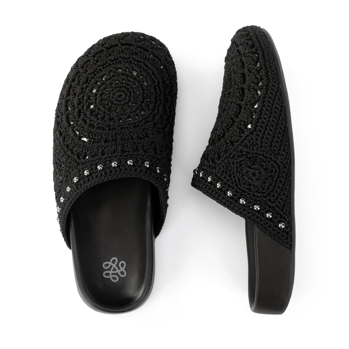 The Sak Bolinas Clog Crochet - |Black Medallion|