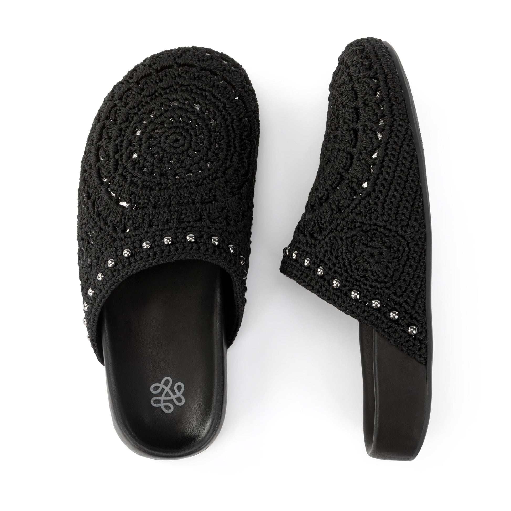 The Sak Bolinas Clog Crochet - |Black Medallion|