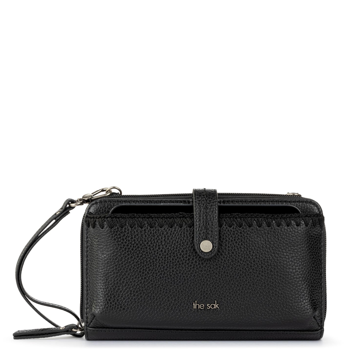 The Sak Iris Large Smartphone Crossbody Leather - |Black|