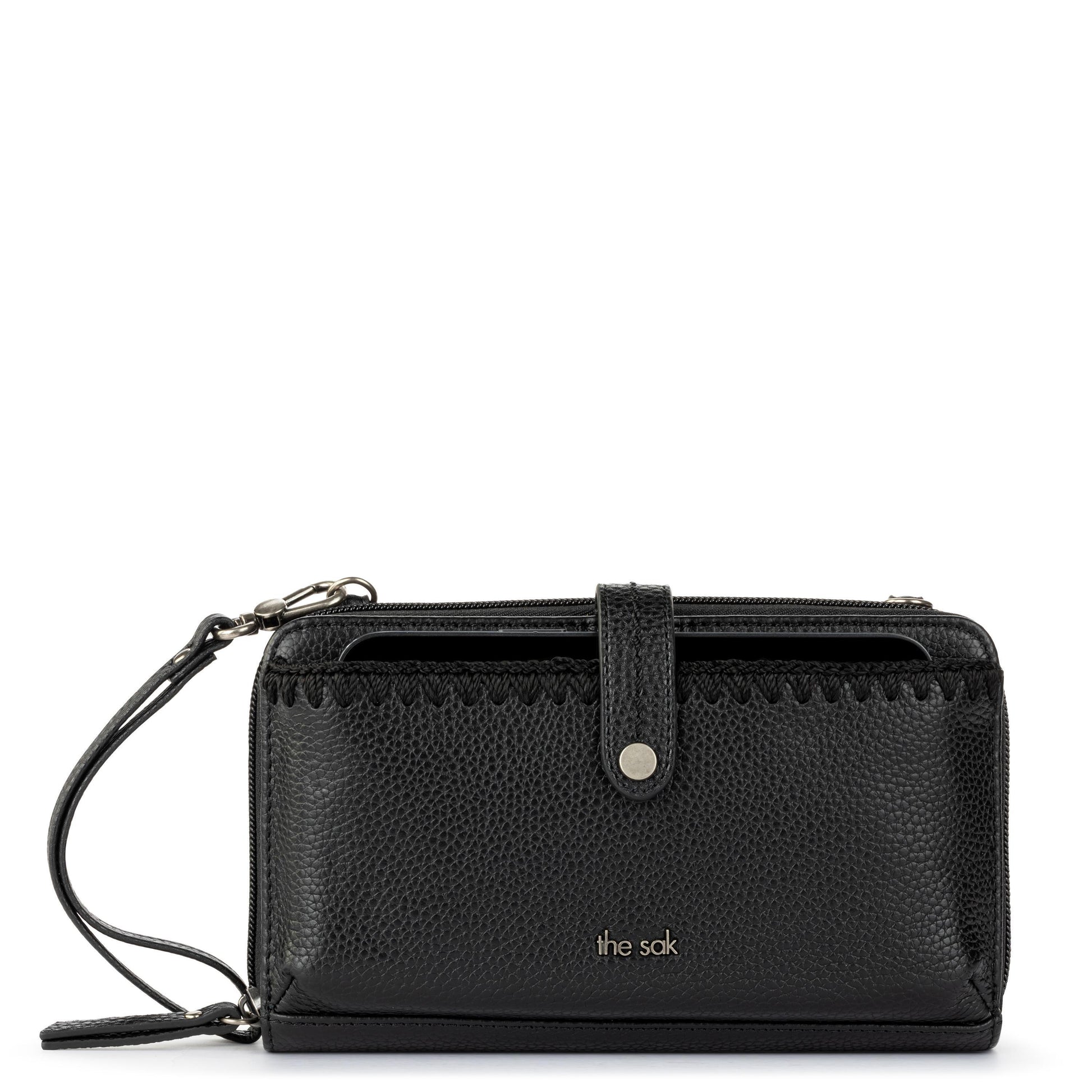 The Sak Iris Large Smartphone Crossbody Leather - |Black|