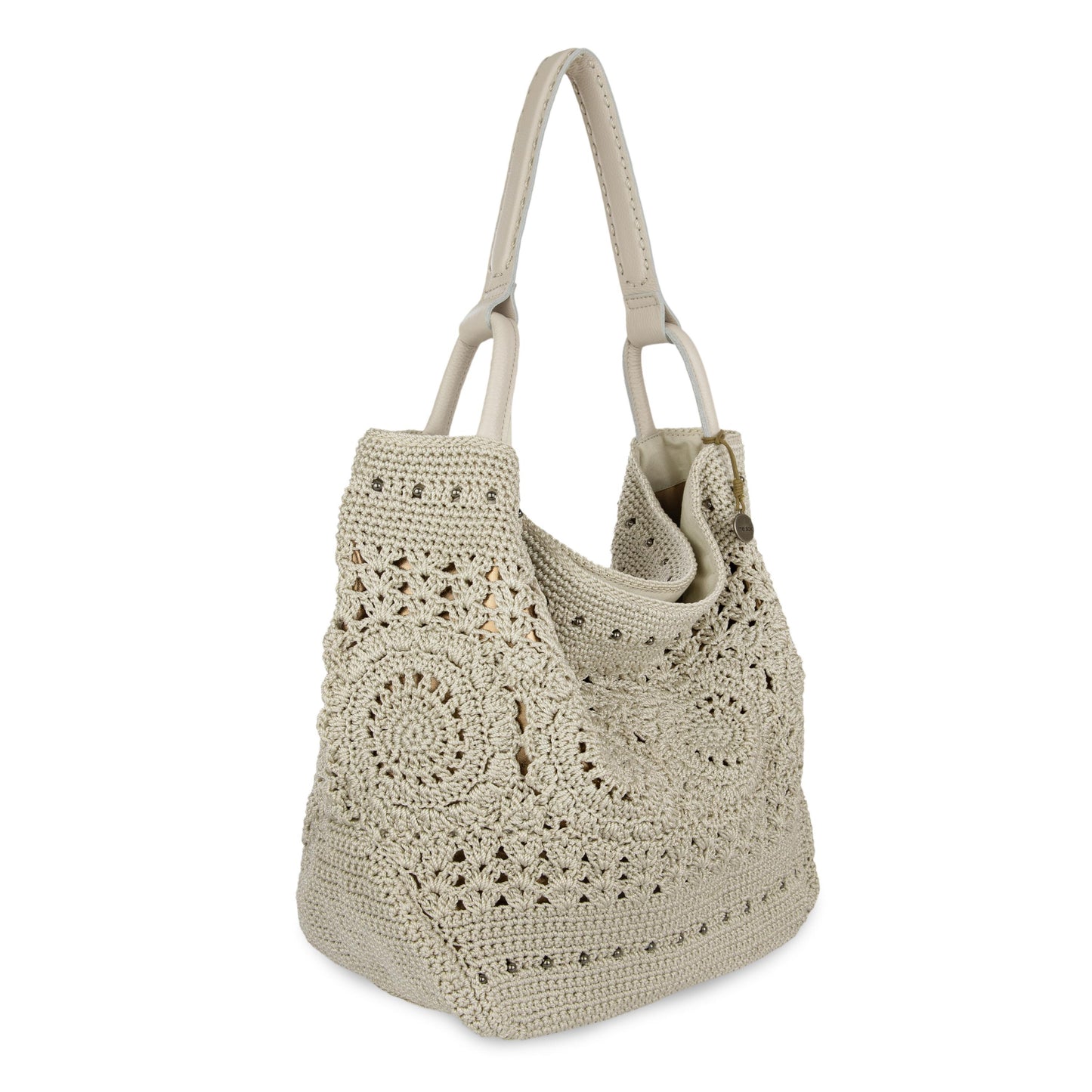The Sak Los Feliz Slouchy Large Tote Crochet - |Natural Medallion|