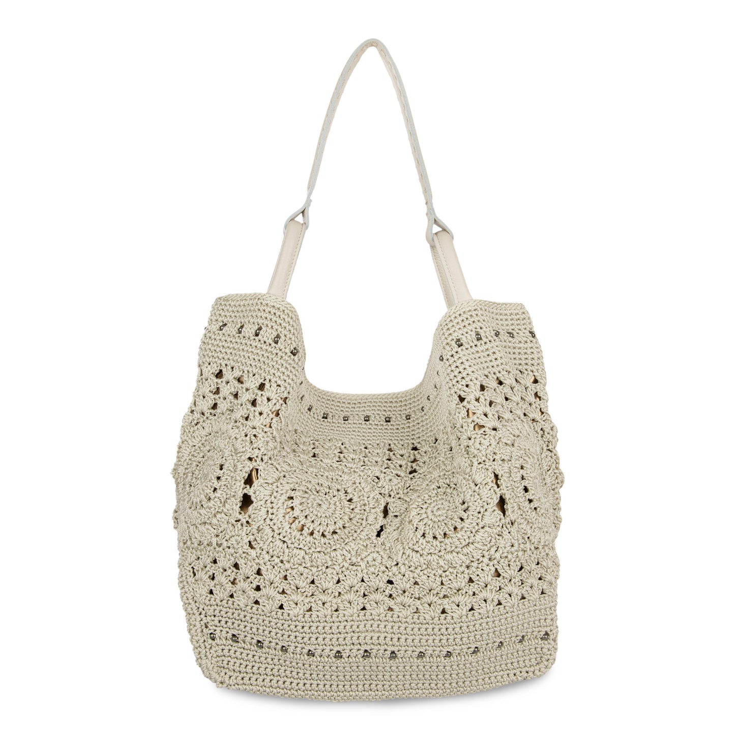 The Sak Los Feliz Slouchy Large Tote Crochet - |Natural Medallion|
