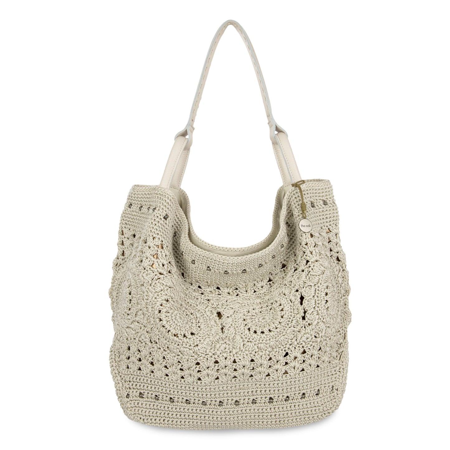 The Sak Los Feliz Slouchy Large Tote Crochet - |Natural Medallion|