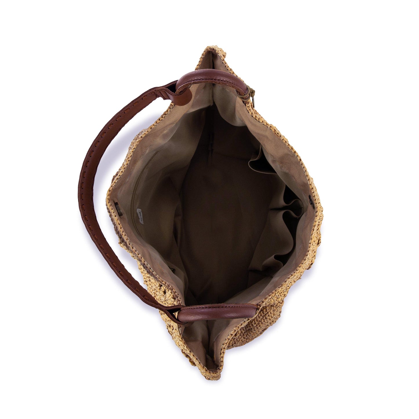 The Sak Los Feliz Slouchy Large Tote Crochet - Natural Tonal Flower