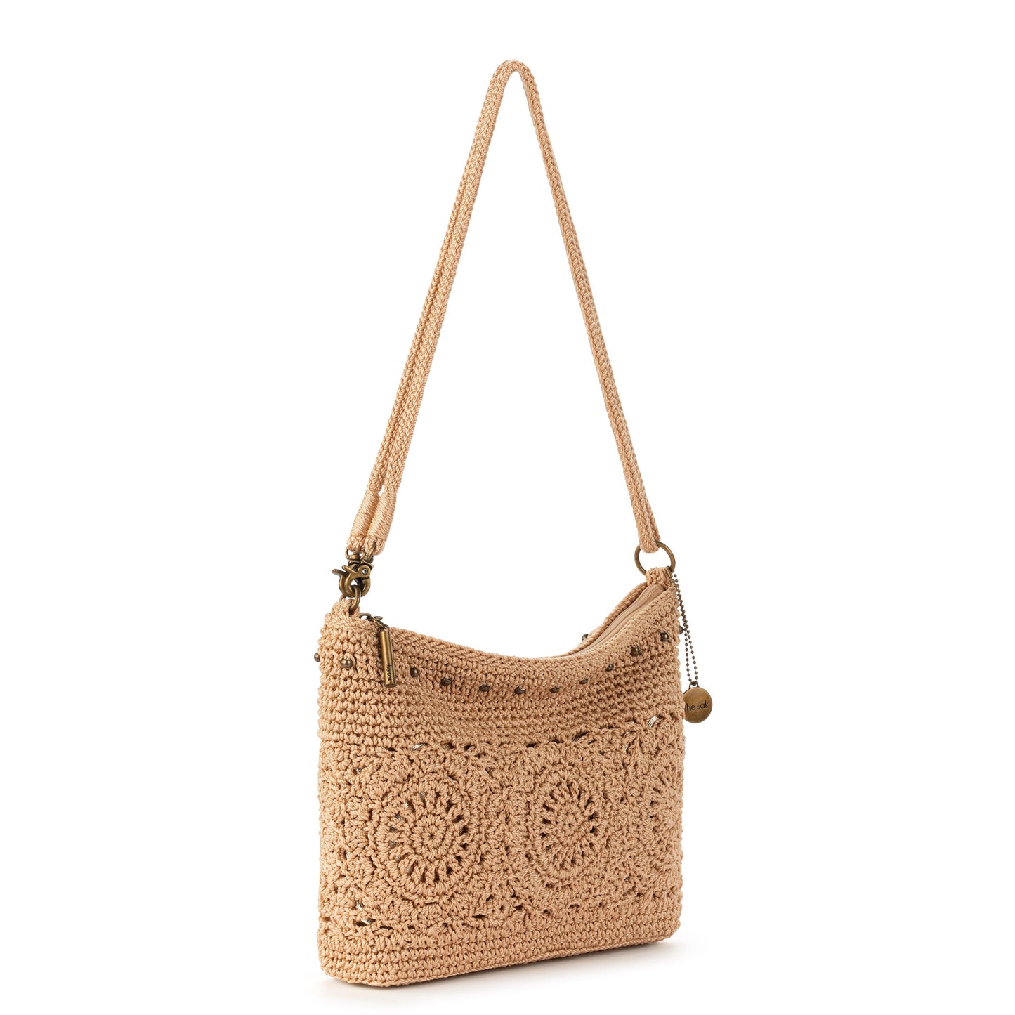 The Sak Lumi Crossbody Crochet - |Bamboo Medallion|