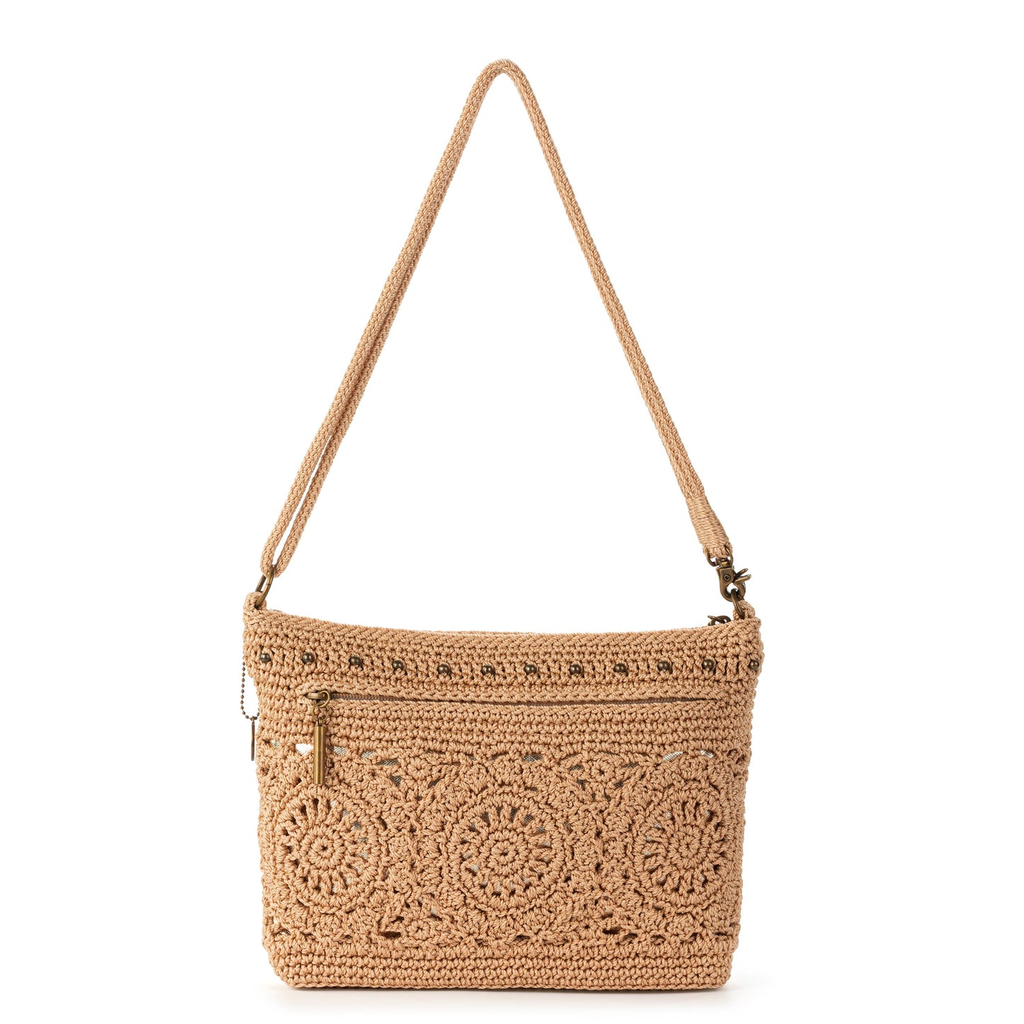 The Sak Lumi Crossbody Crochet - |Bamboo Medallion|