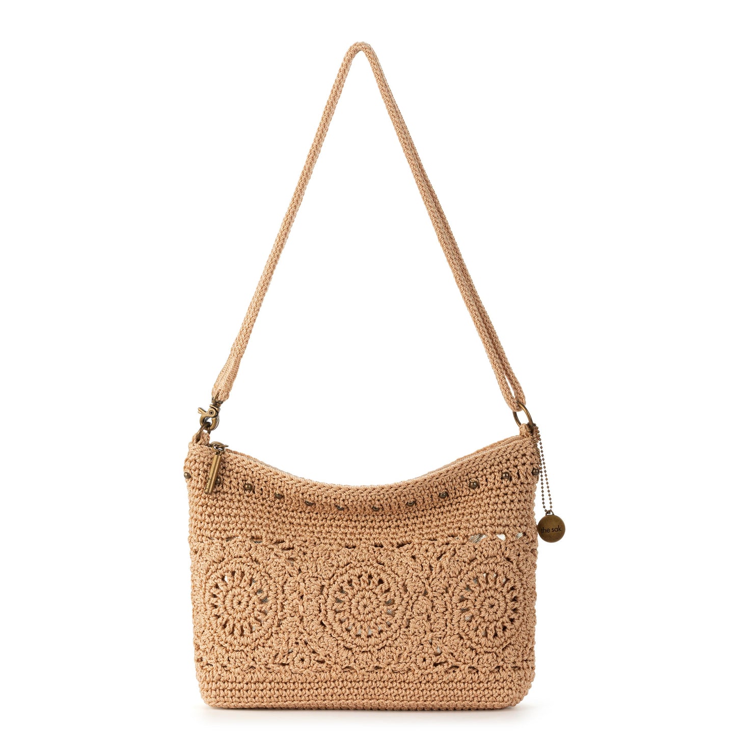 The Sak Lumi Crossbody Crochet - |Bamboo Medallion|