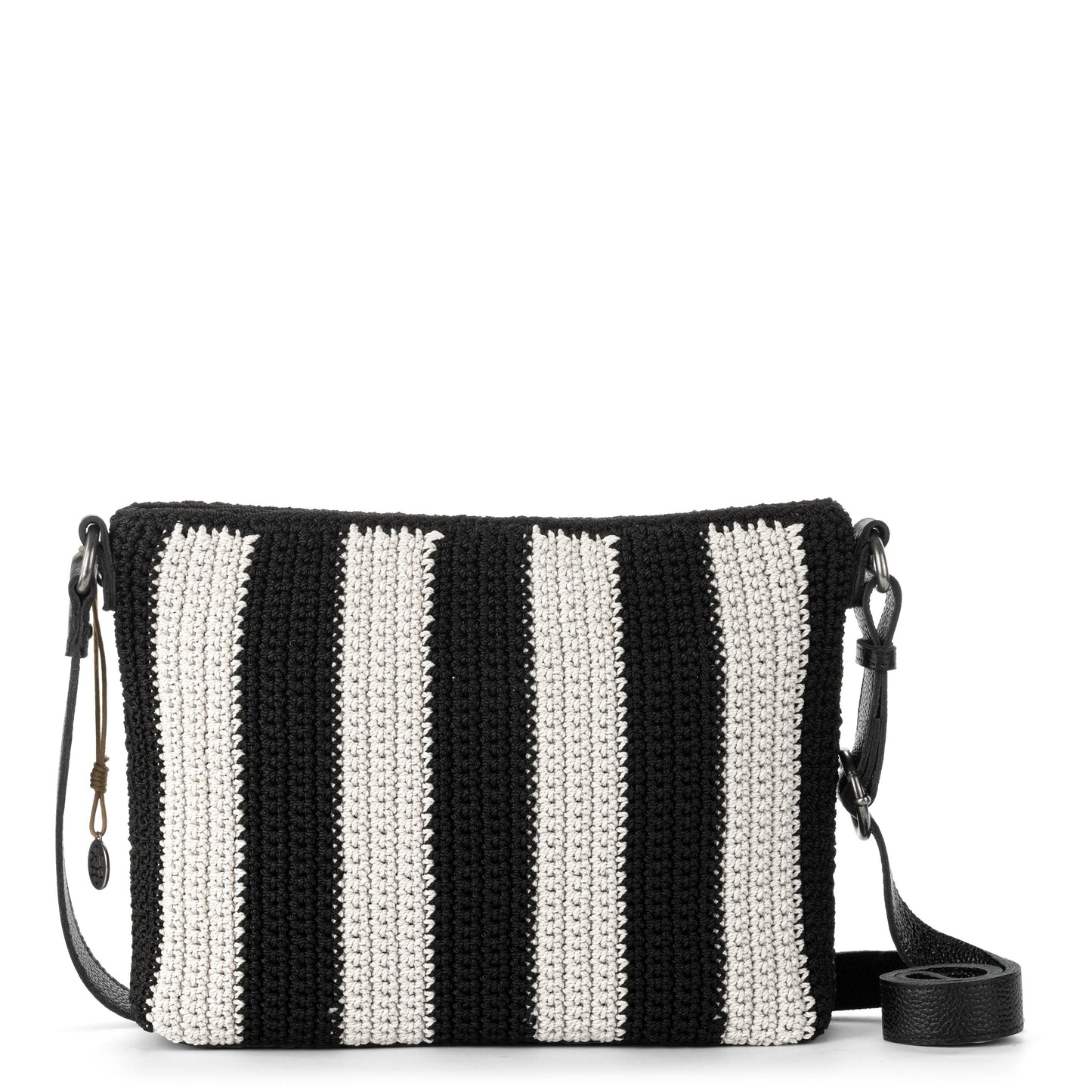 The Sak Melrose Crossbody Crochet - |Black Stripe|