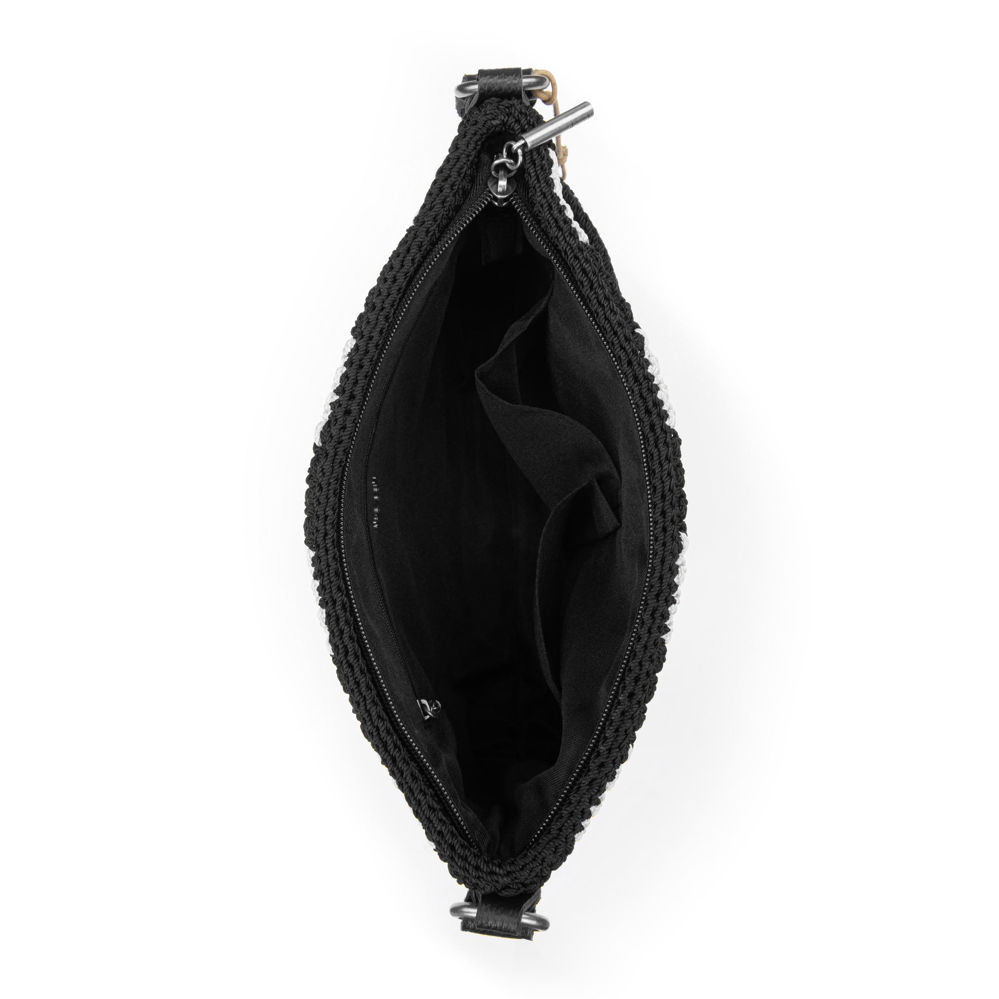 The Sak Melrose Crossbody Crochet - |Black Stripe|