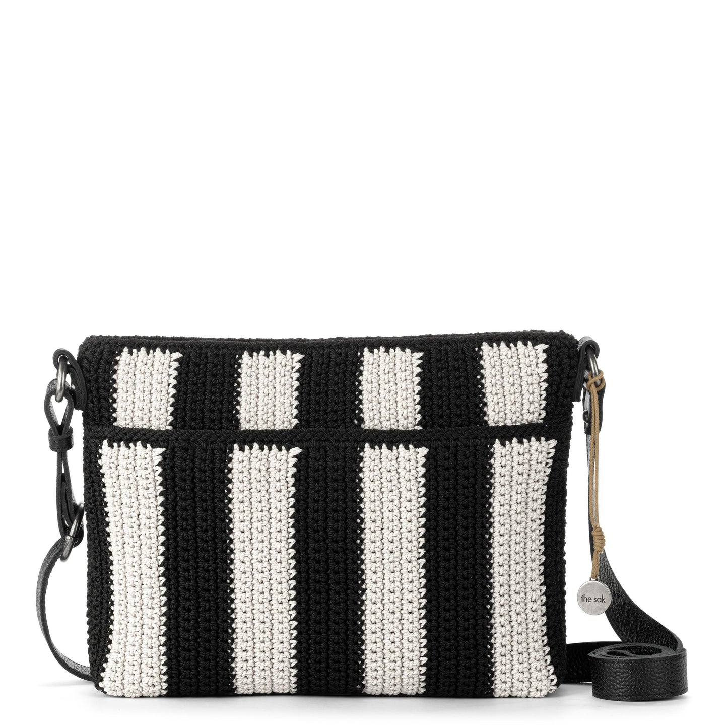 The Sak Melrose Crossbody Crochet - |Black Stripe|