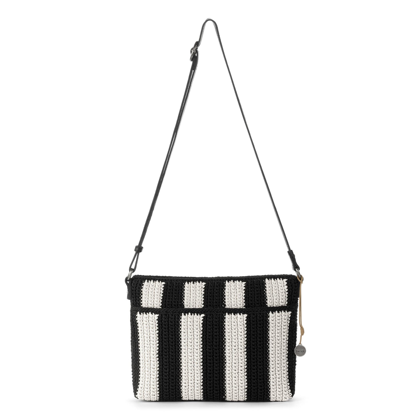 The Sak Melrose Crossbody Crochet - |Black Stripe|