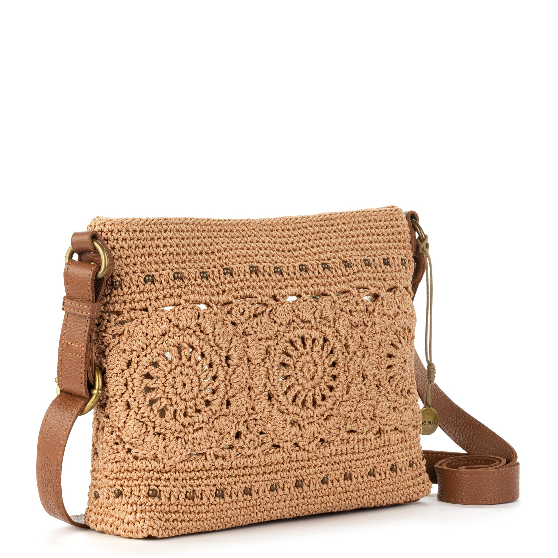 The Sak Melrose Crossbody Crochet - |Bamboo Medallion|