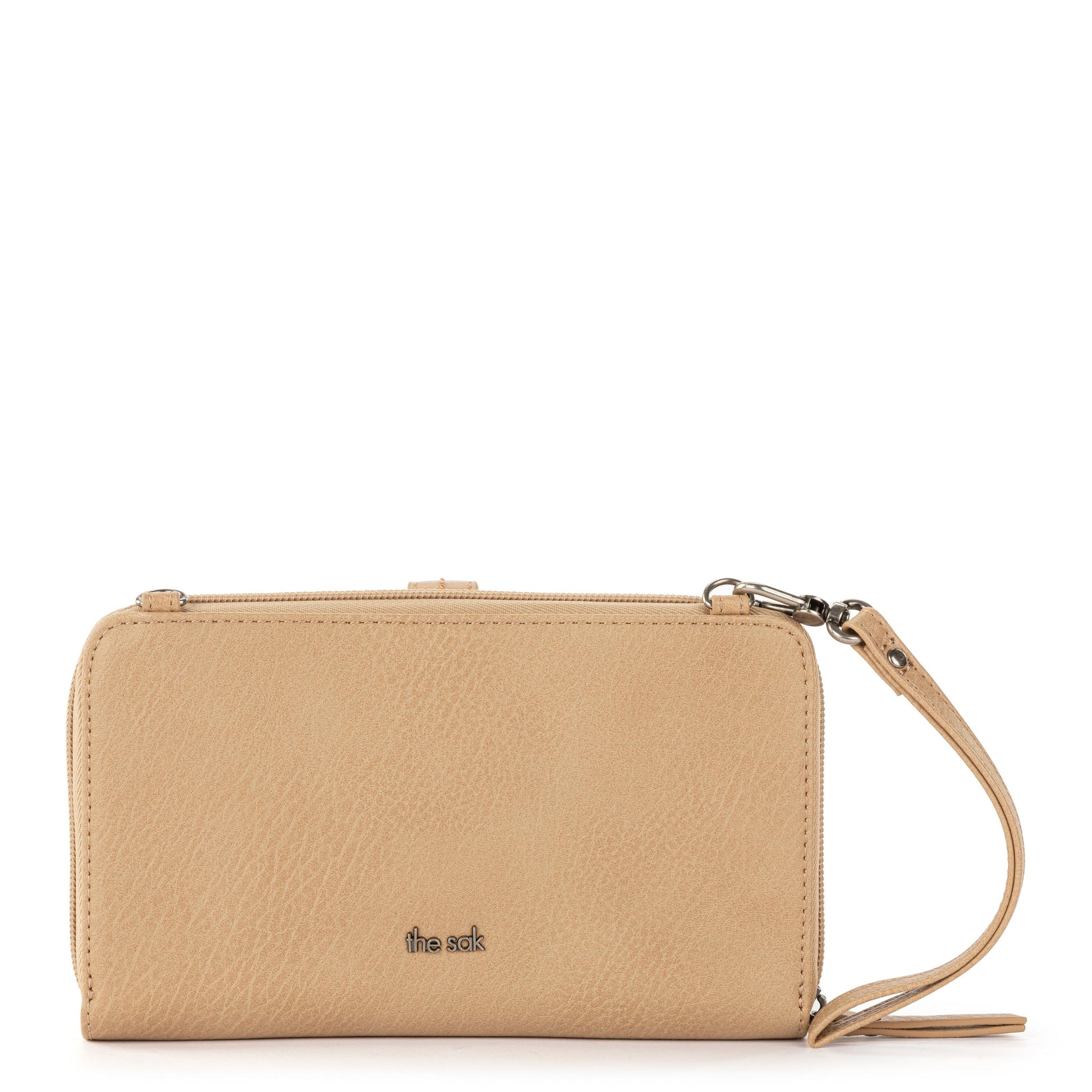 The Sak Iris Large Smartphone Crossbody Crochet - |Sand Stripe|