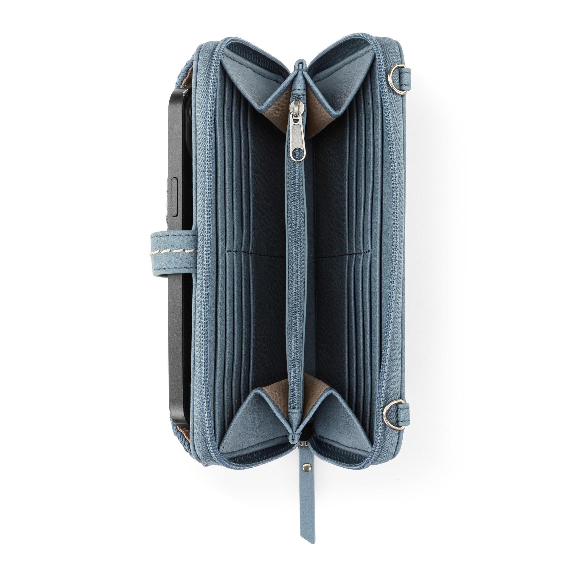 The Sak Iris Large Smartphone Crossbody Crochet - |Maritime Stripe|