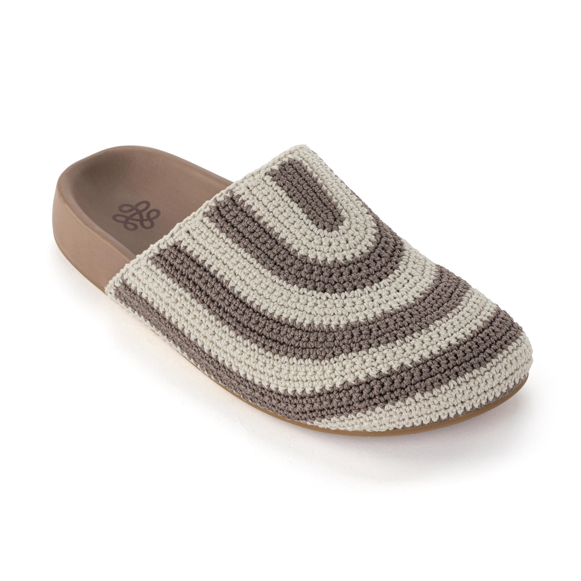 The Sak Bolinas Clog Crochet - |Mushroom Stripe|