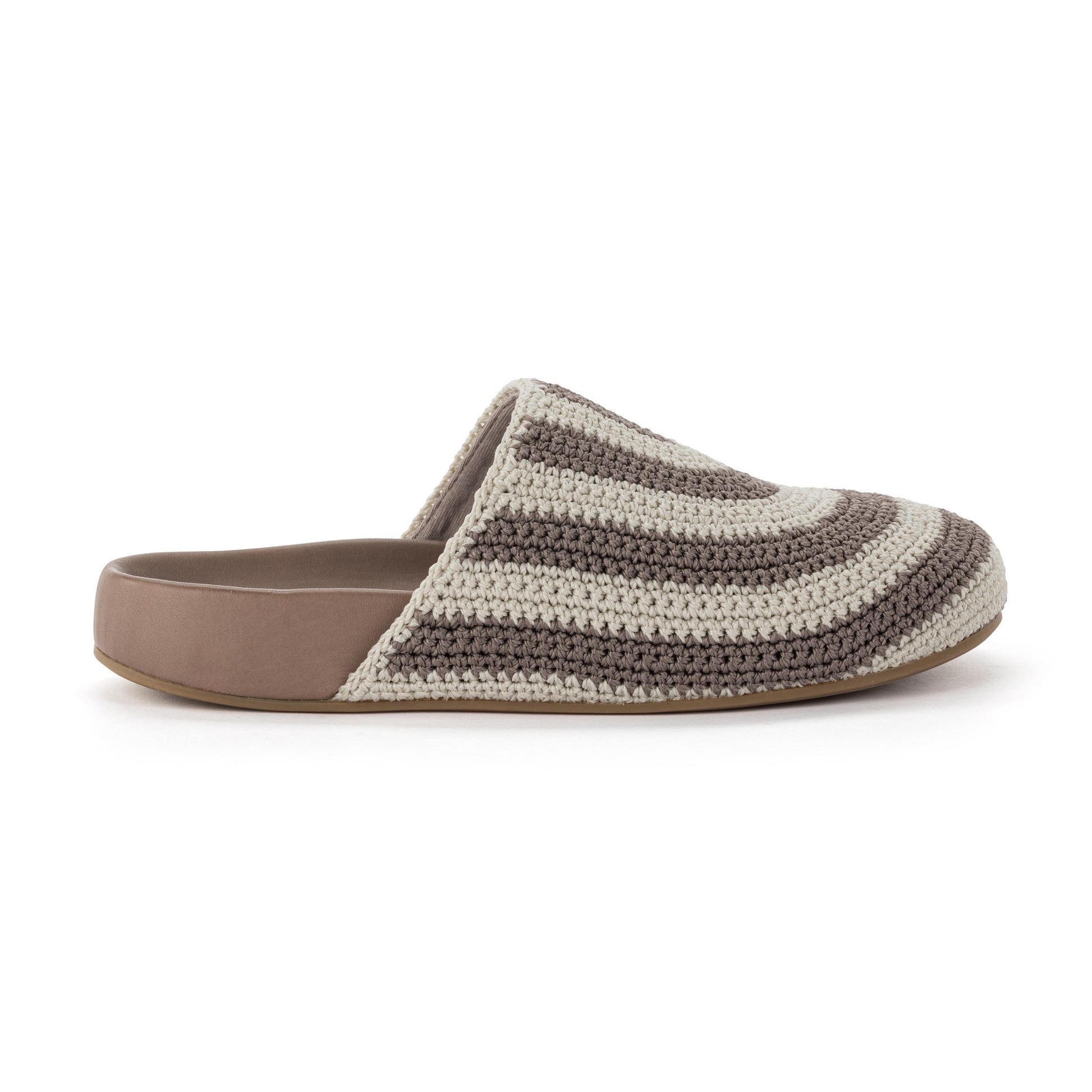 The Sak Bolinas Clog Crochet - |Mushroom Stripe|