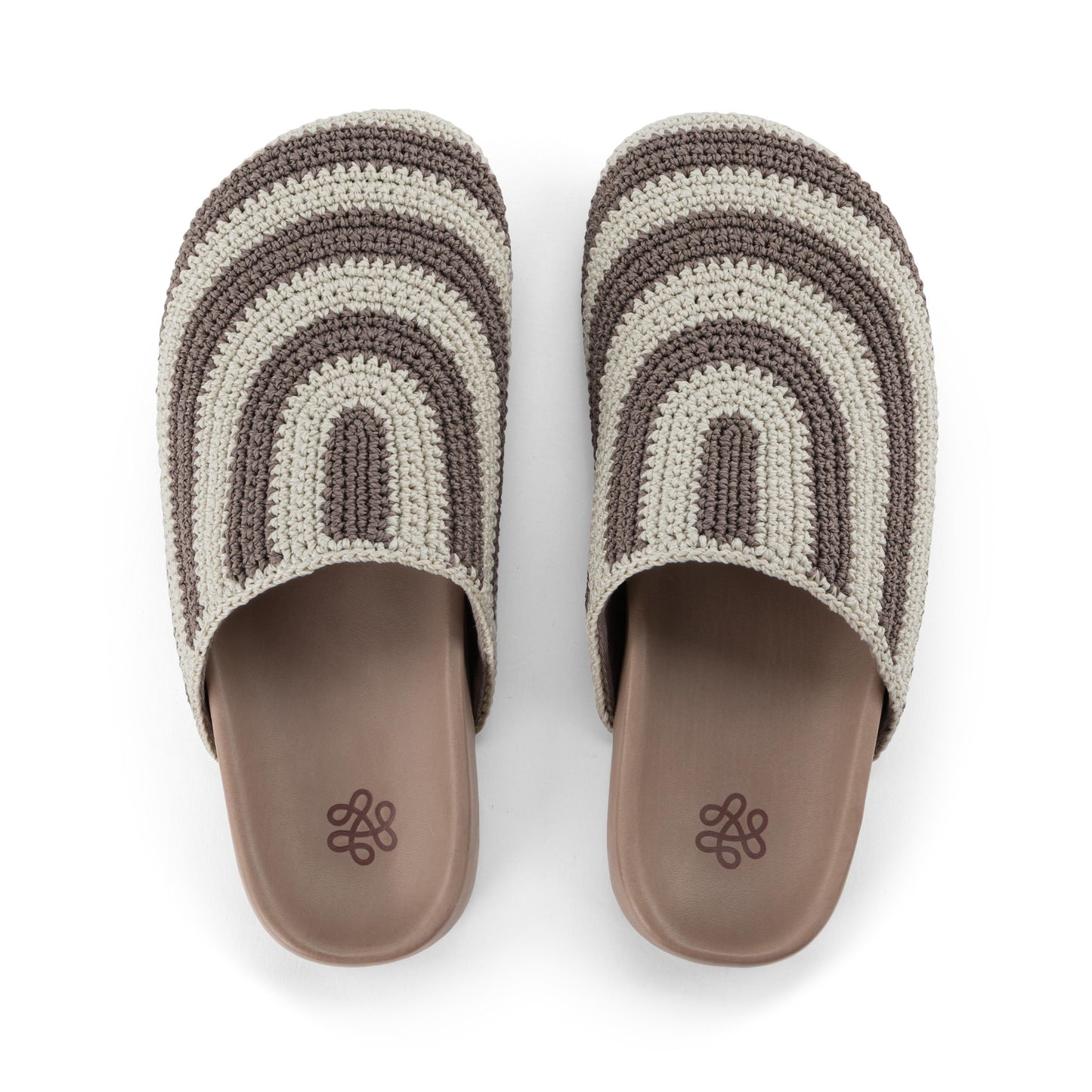 The Sak Bolinas Clog Crochet - |Mushroom Stripe|