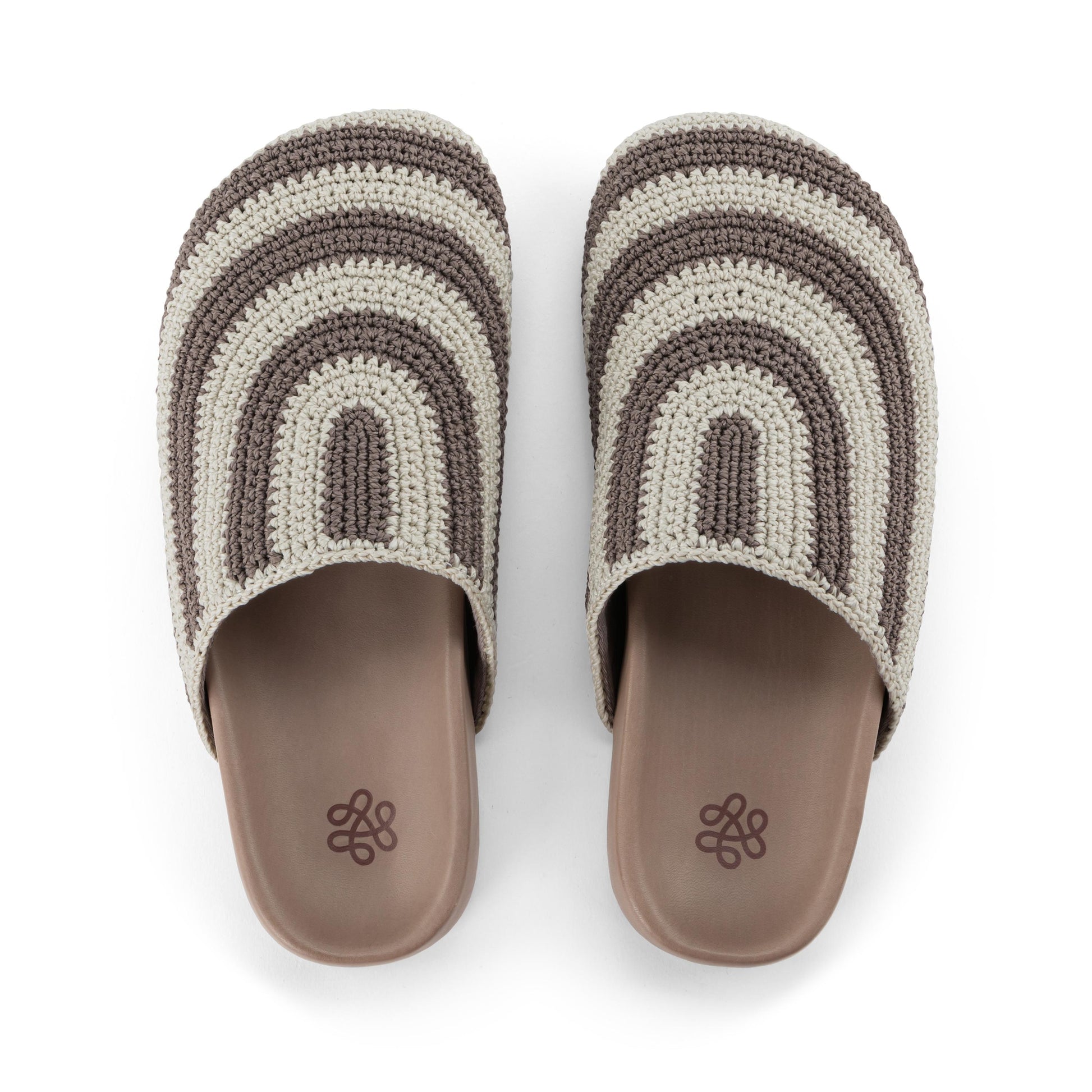 The Sak Bolinas Clog Crochet - |Mushroom Stripe|