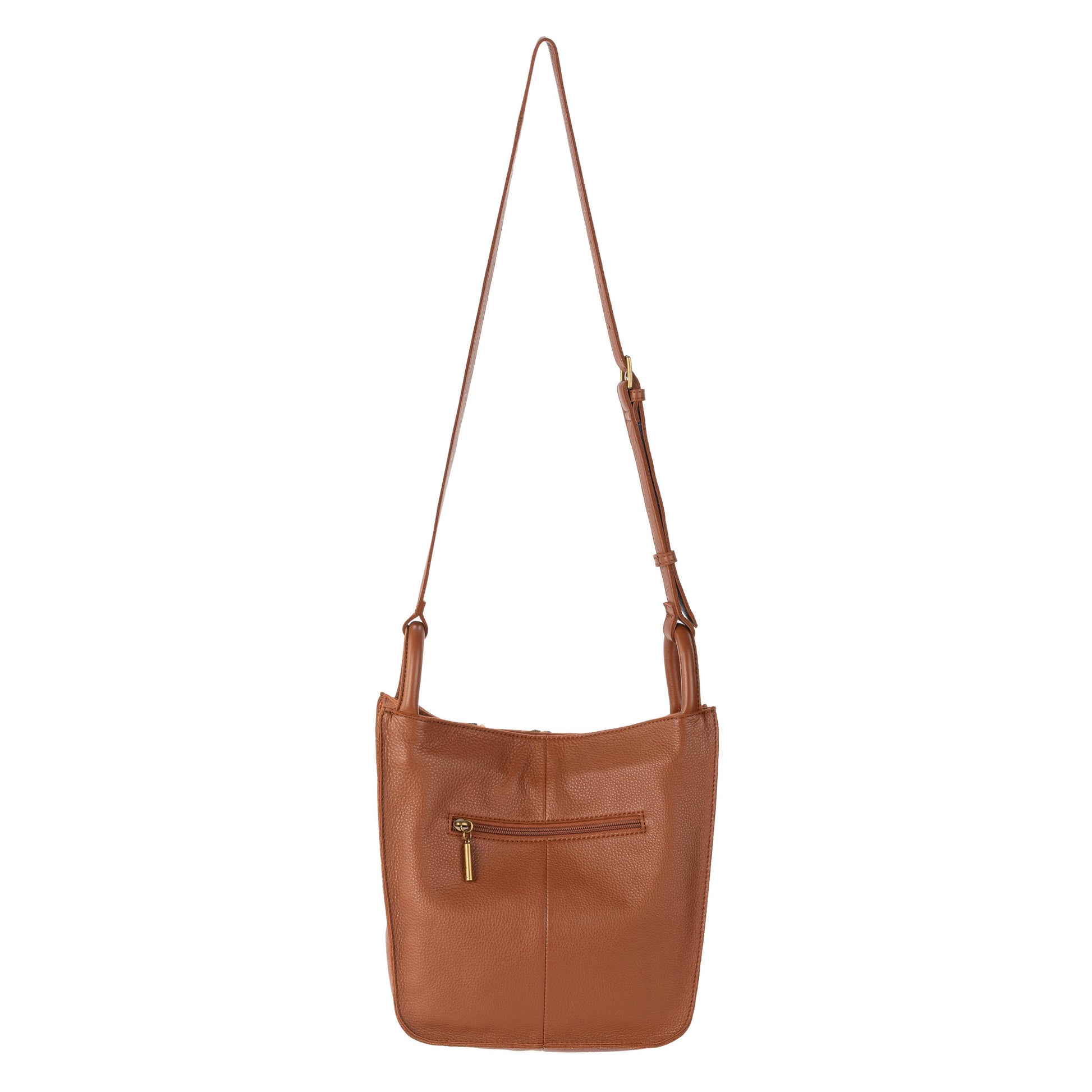 The Sak Los Feliz Slouchy Crossbody Leather - |Tobacco Neutral Seminyak|