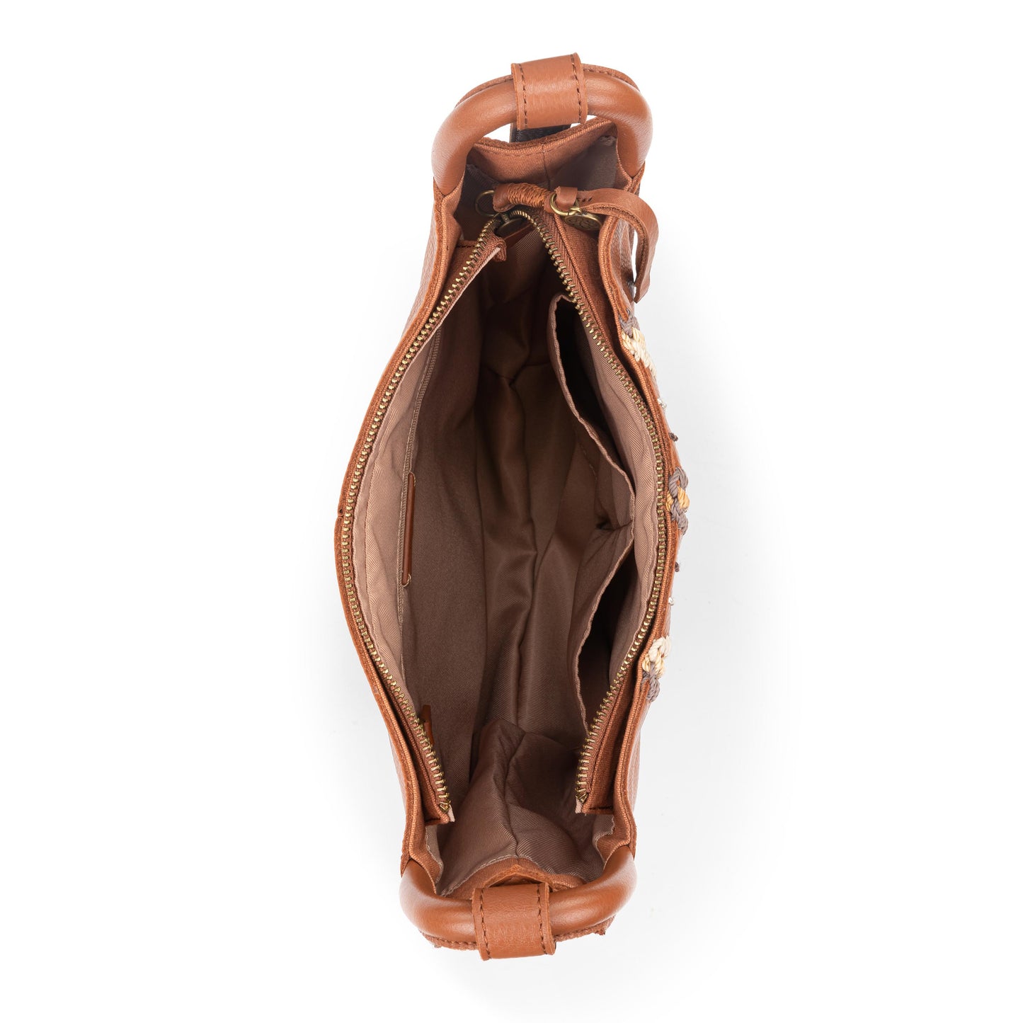 The Sak Los Feliz Slouchy Crossbody Leather - |Tobacco Neutral Seminyak|