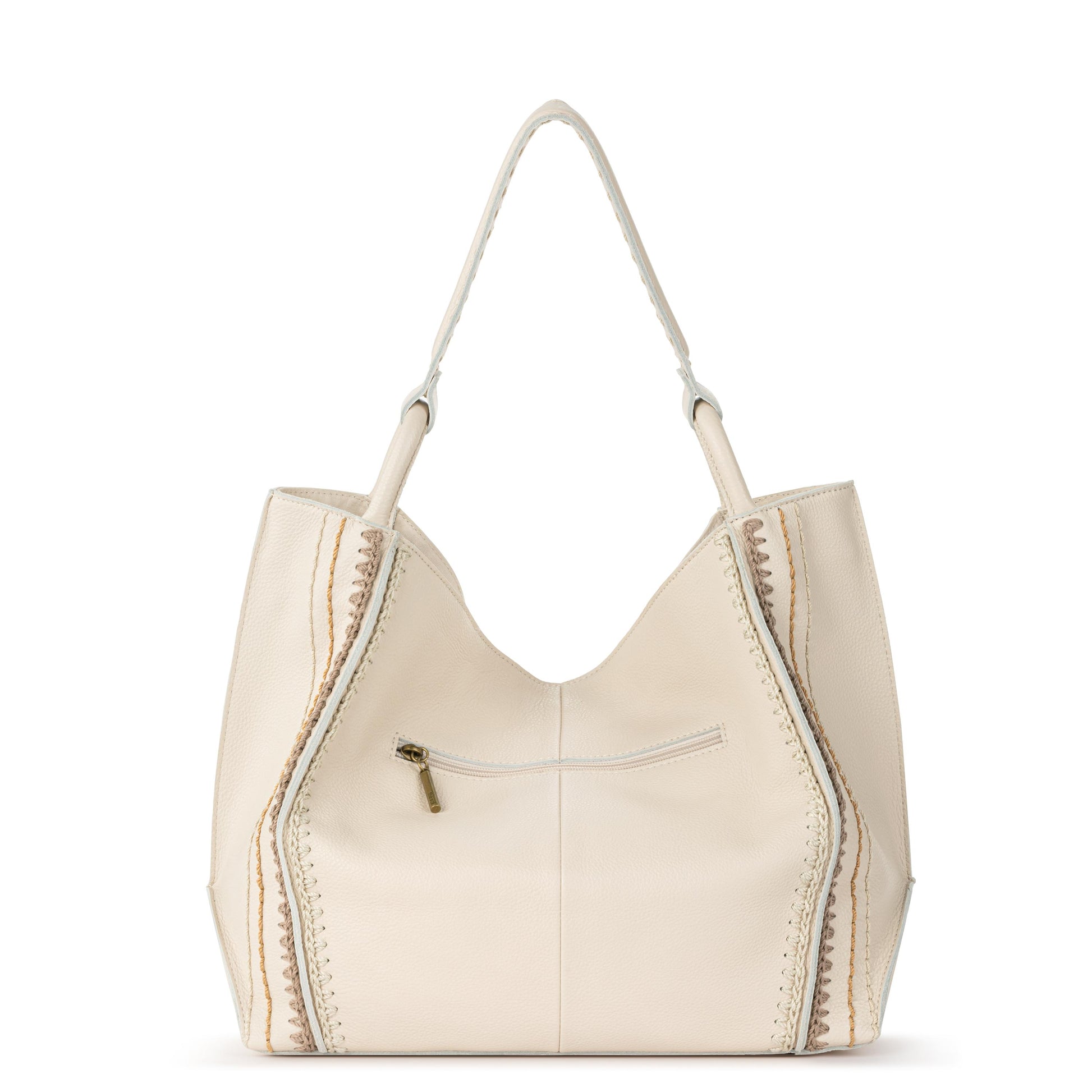 The Sak Los Feliz Slouchy Large Tote Leather - |Stone Neutral Seminyak|