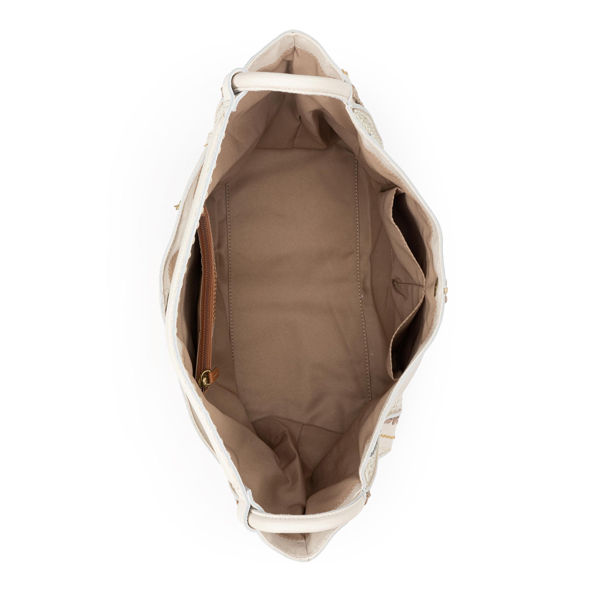 The Sak Los Feliz Slouchy Large Tote Leather - |Stone Neutral Seminyak|