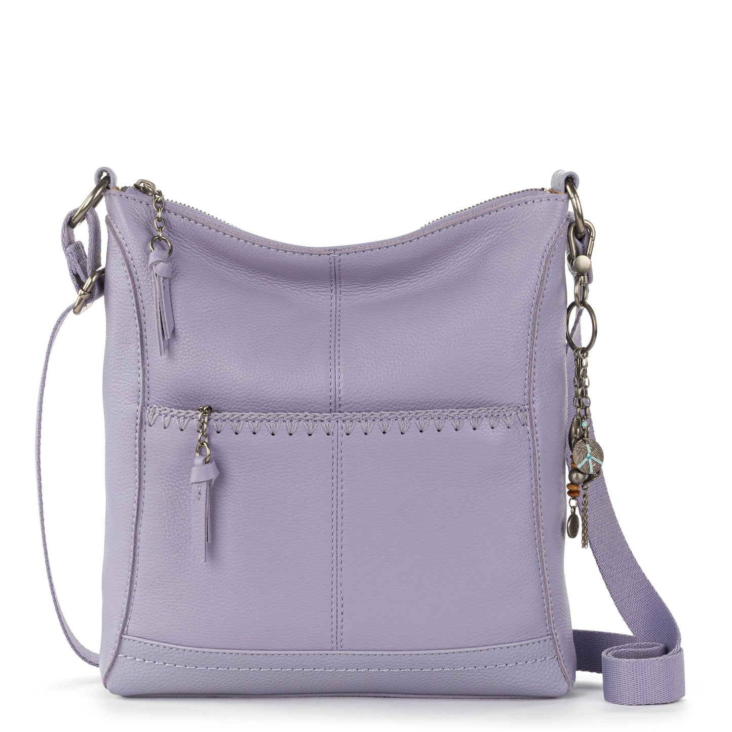 The Sak Lucia Crossbody Leather - |Orchid Stitch|