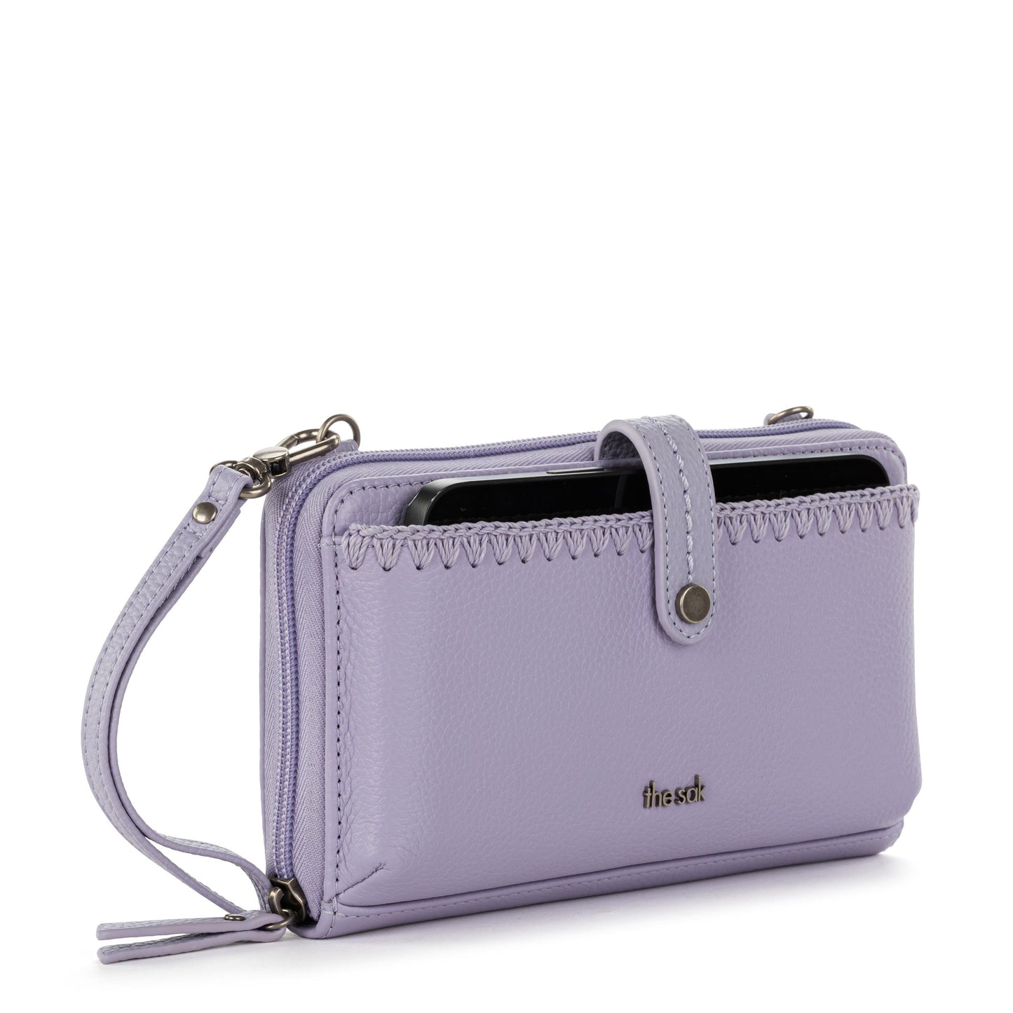 The Sak Iris Large Smartphone Crossbody Leather - |Orchid|