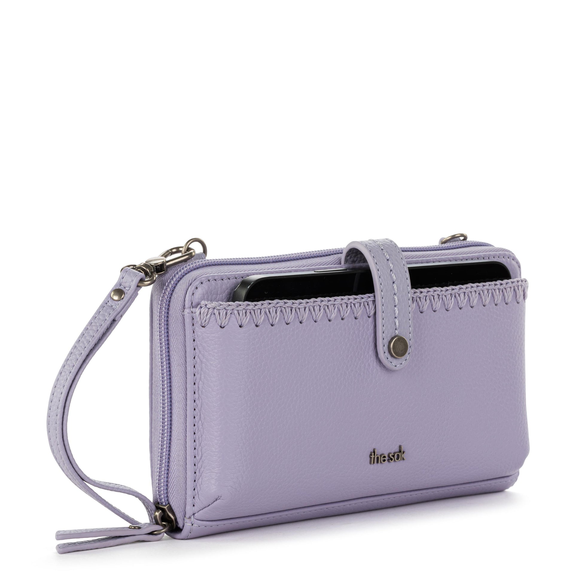 The Sak Iris Large Smartphone Crossbody Leather - |Orchid|