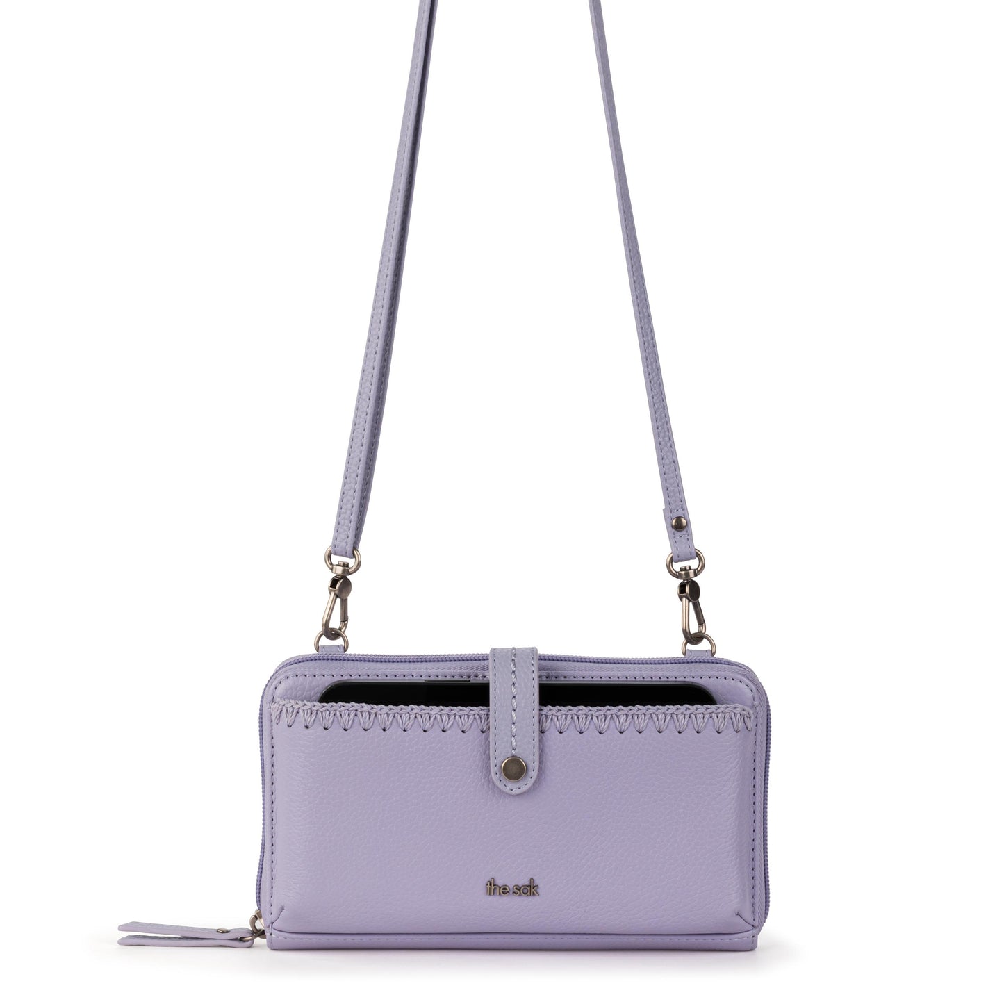 The Sak Iris Large Smartphone Crossbody Leather - |Orchid|