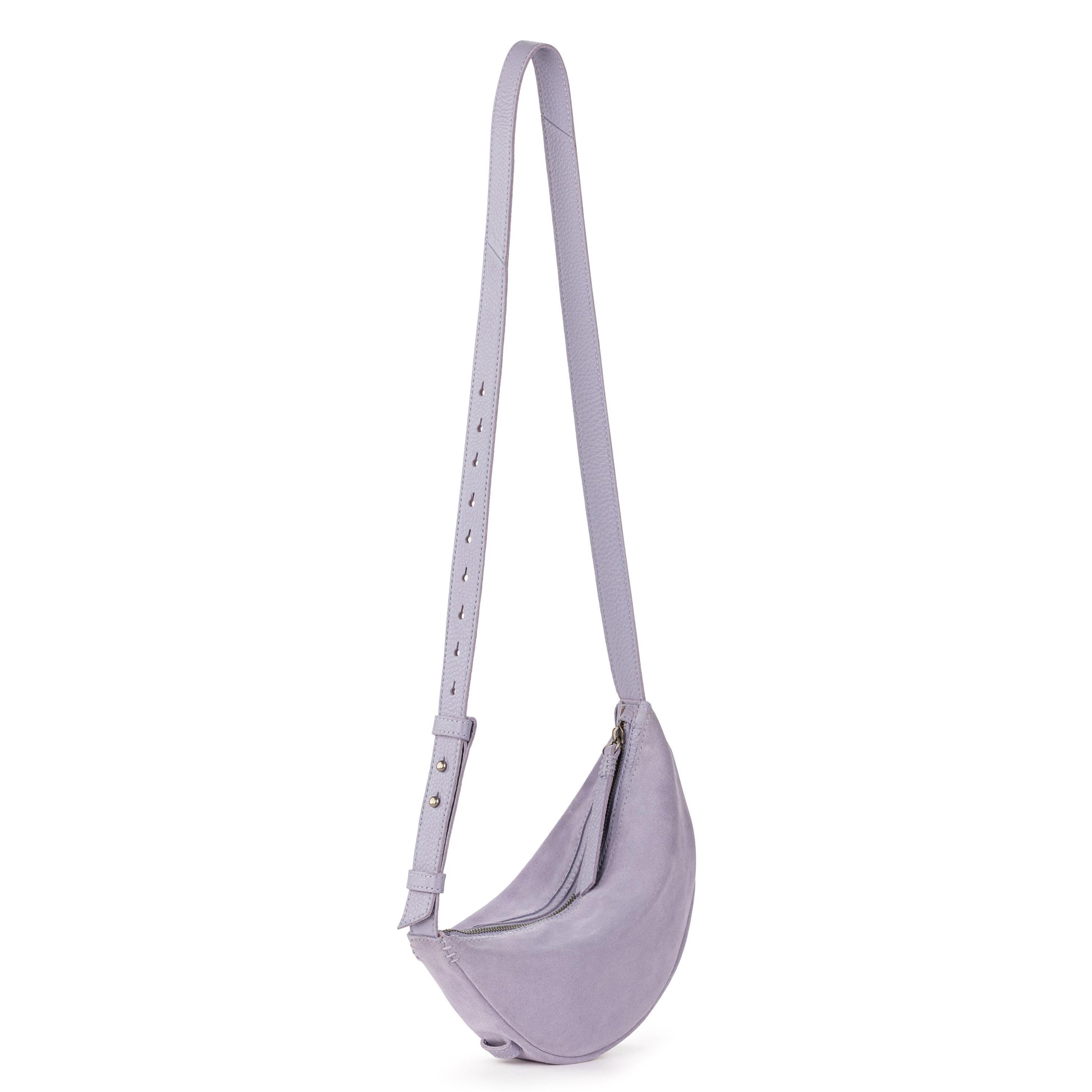 The Sak Tess Sling Bag Leather - |Orchid Suede|