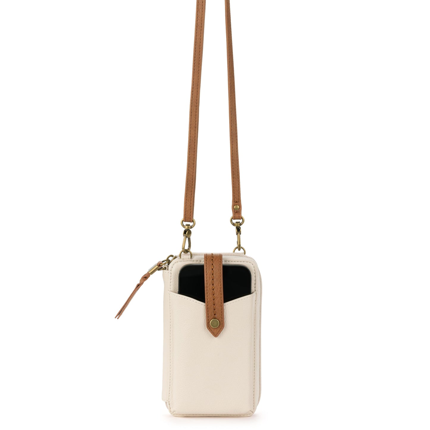 The Sak Silverlake Smartphone Crossbody Leather - |Stone Block|