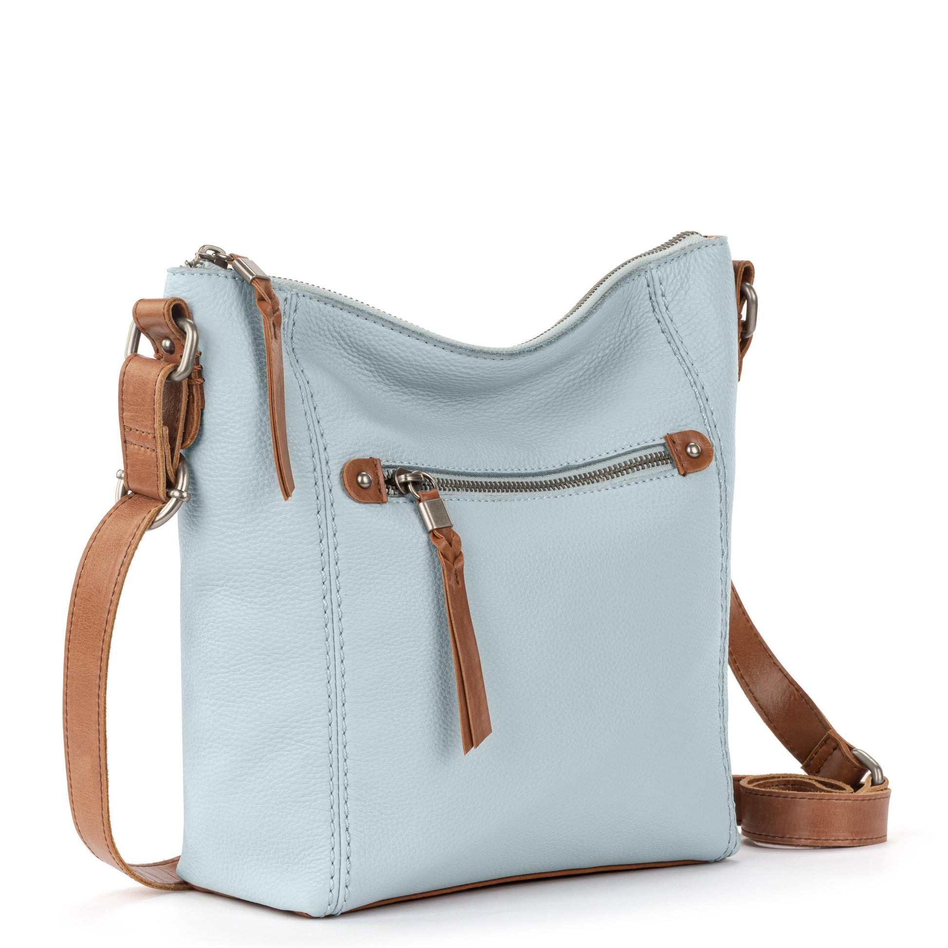 The Sak Ashland Crossbody Leather - |Ice Blue|