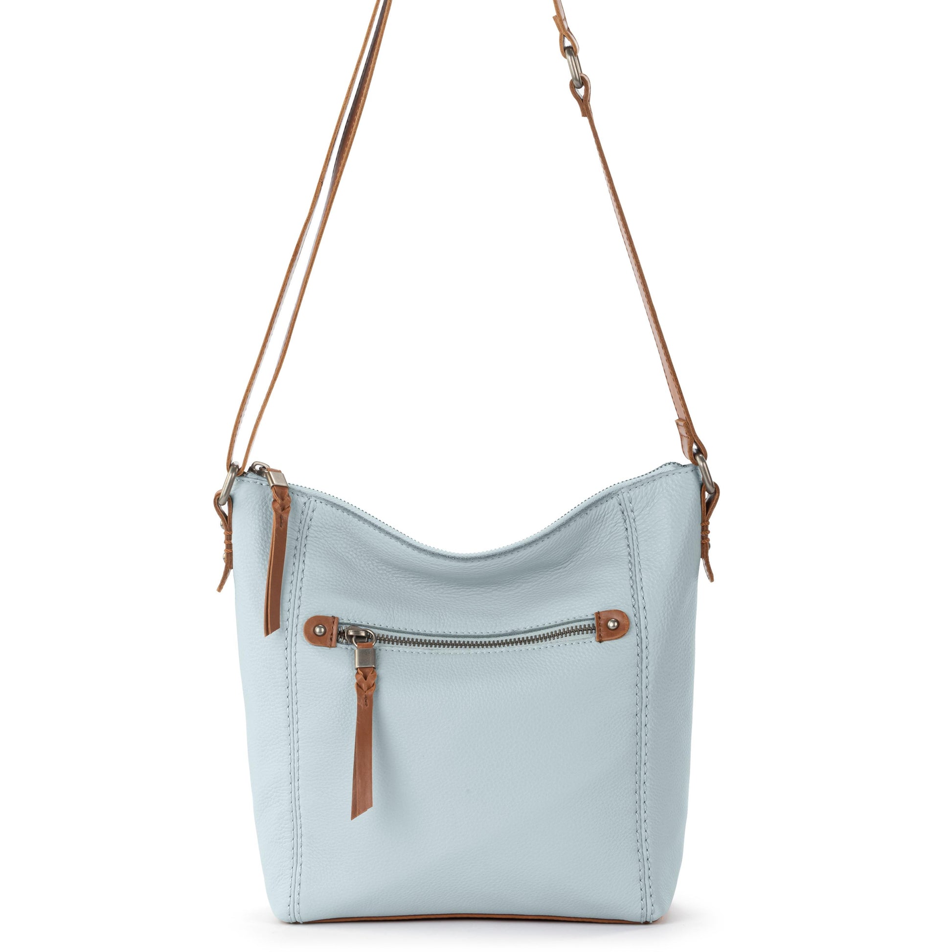 The Sak Ashland Crossbody Leather - |Ice Blue|