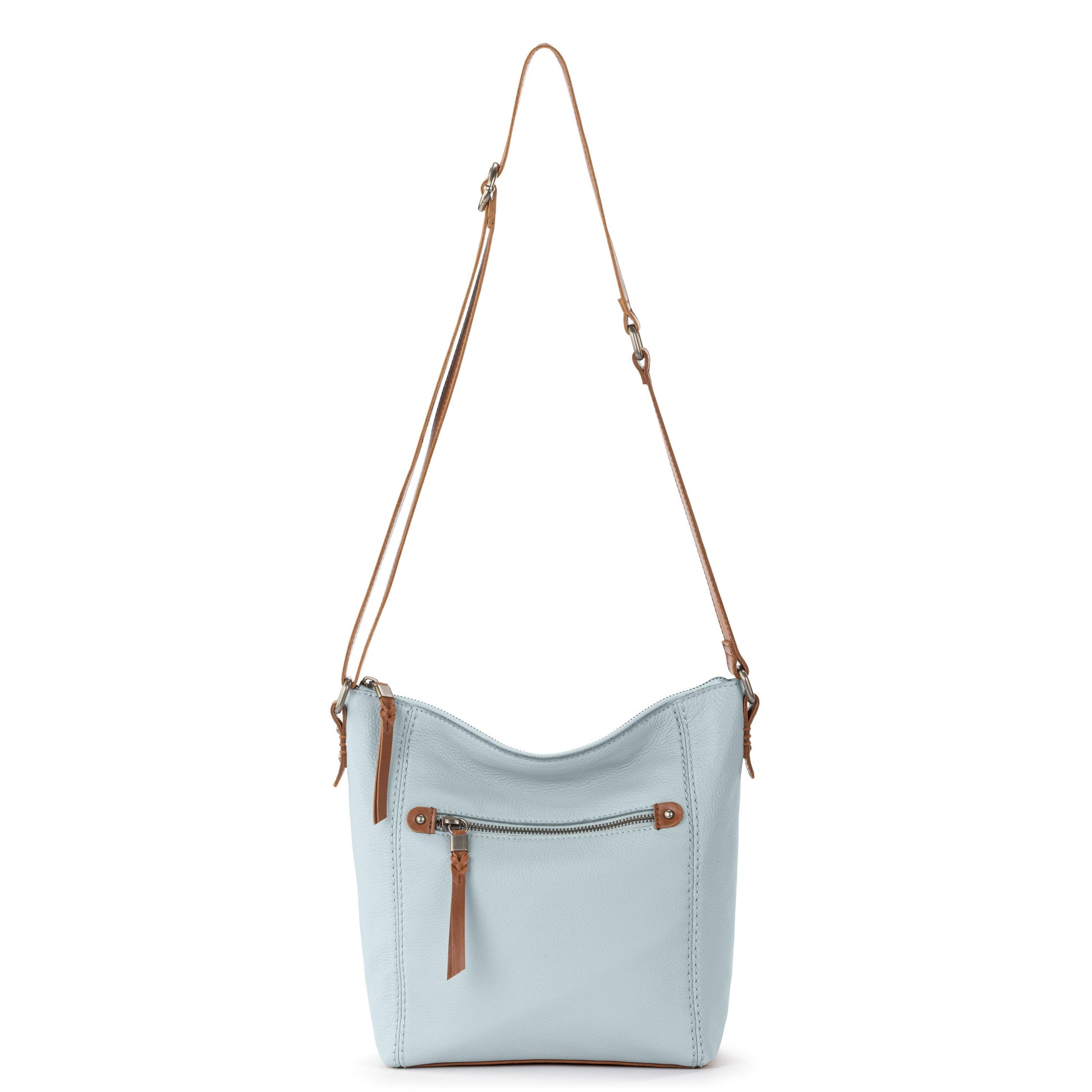 The Sak Ashland Crossbody Leather - |Ice Blue|