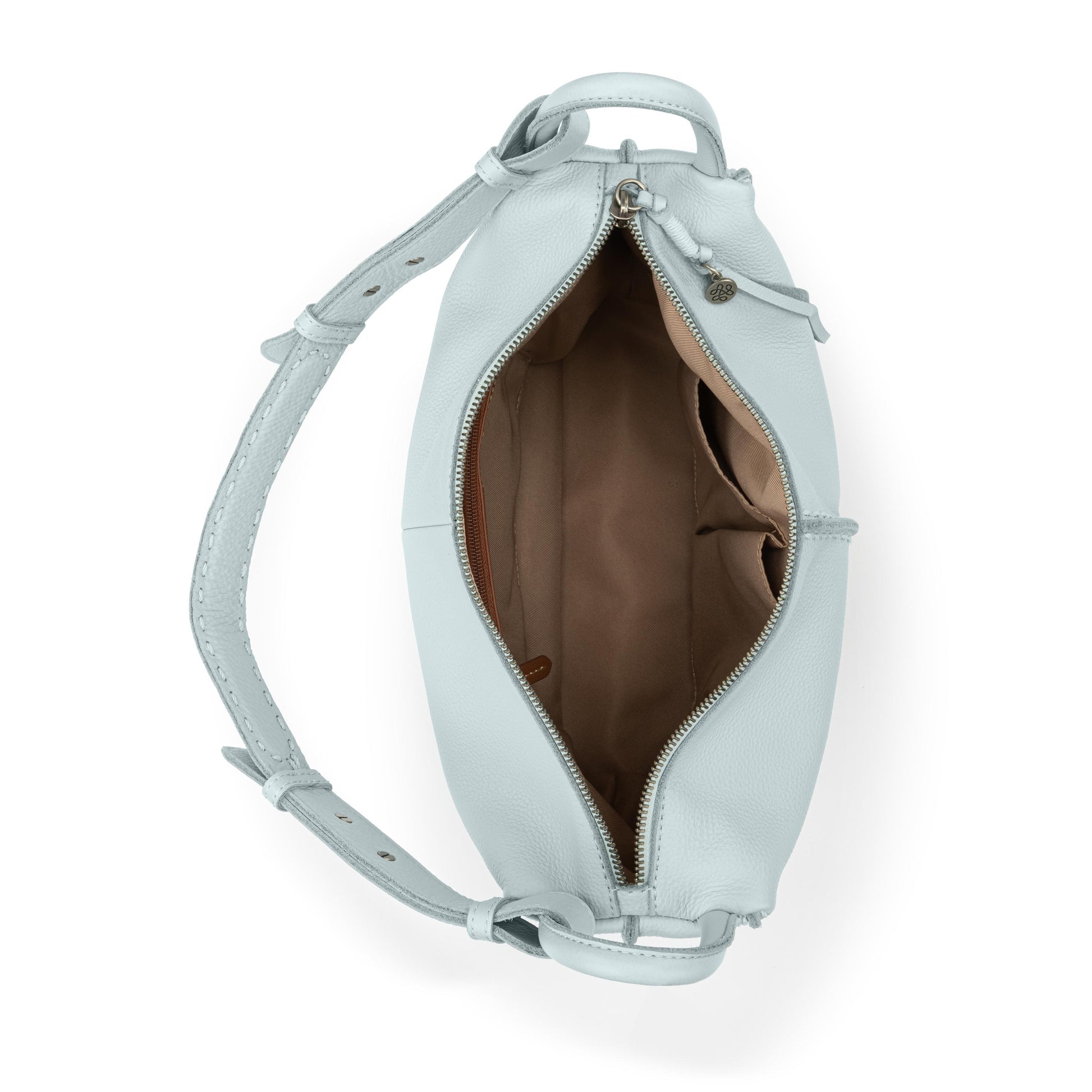 The Sak Los Feliz Slouchy Hobo Leather - |Ice Blue|