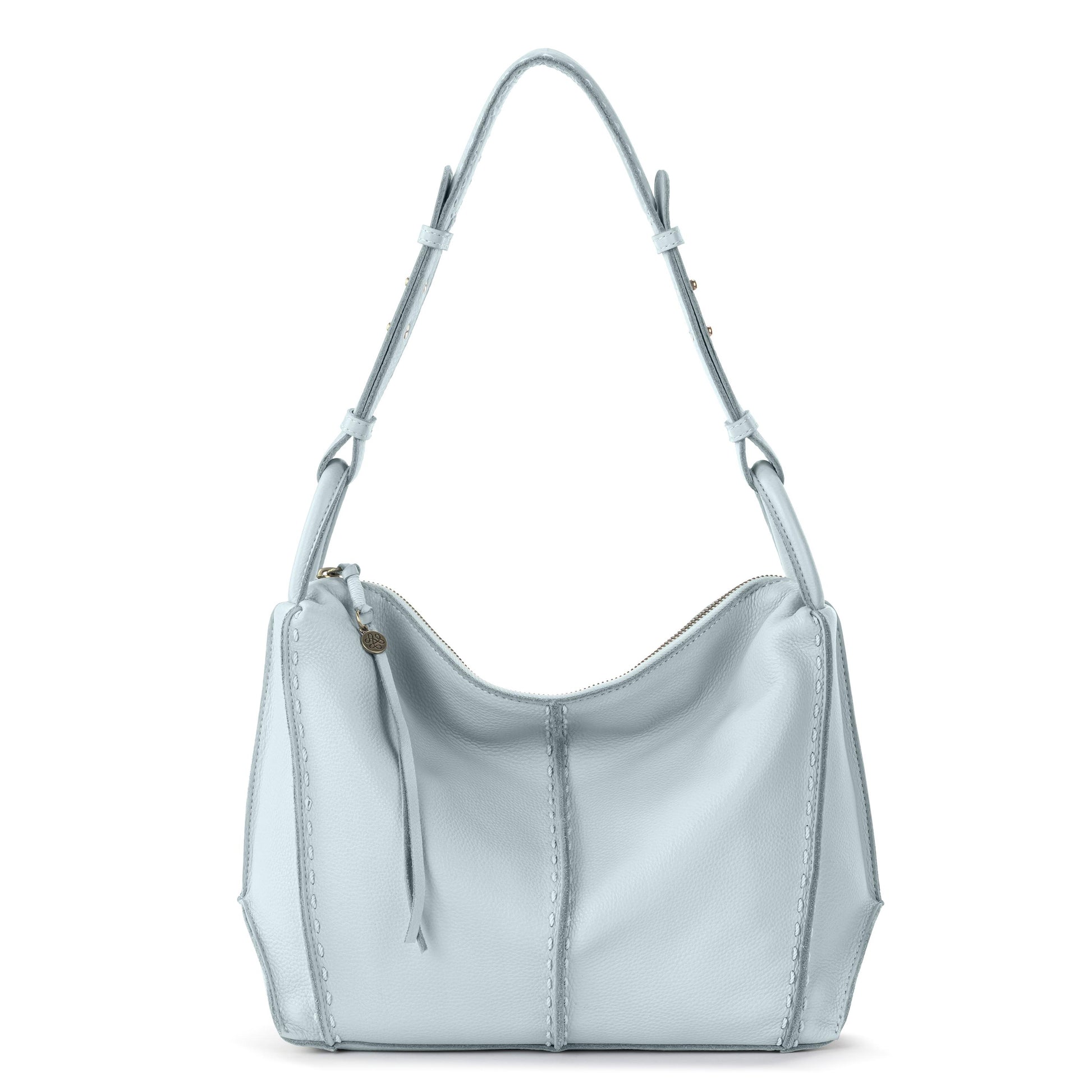 The Sak Los Feliz Slouchy Hobo Leather - |Ice Blue|