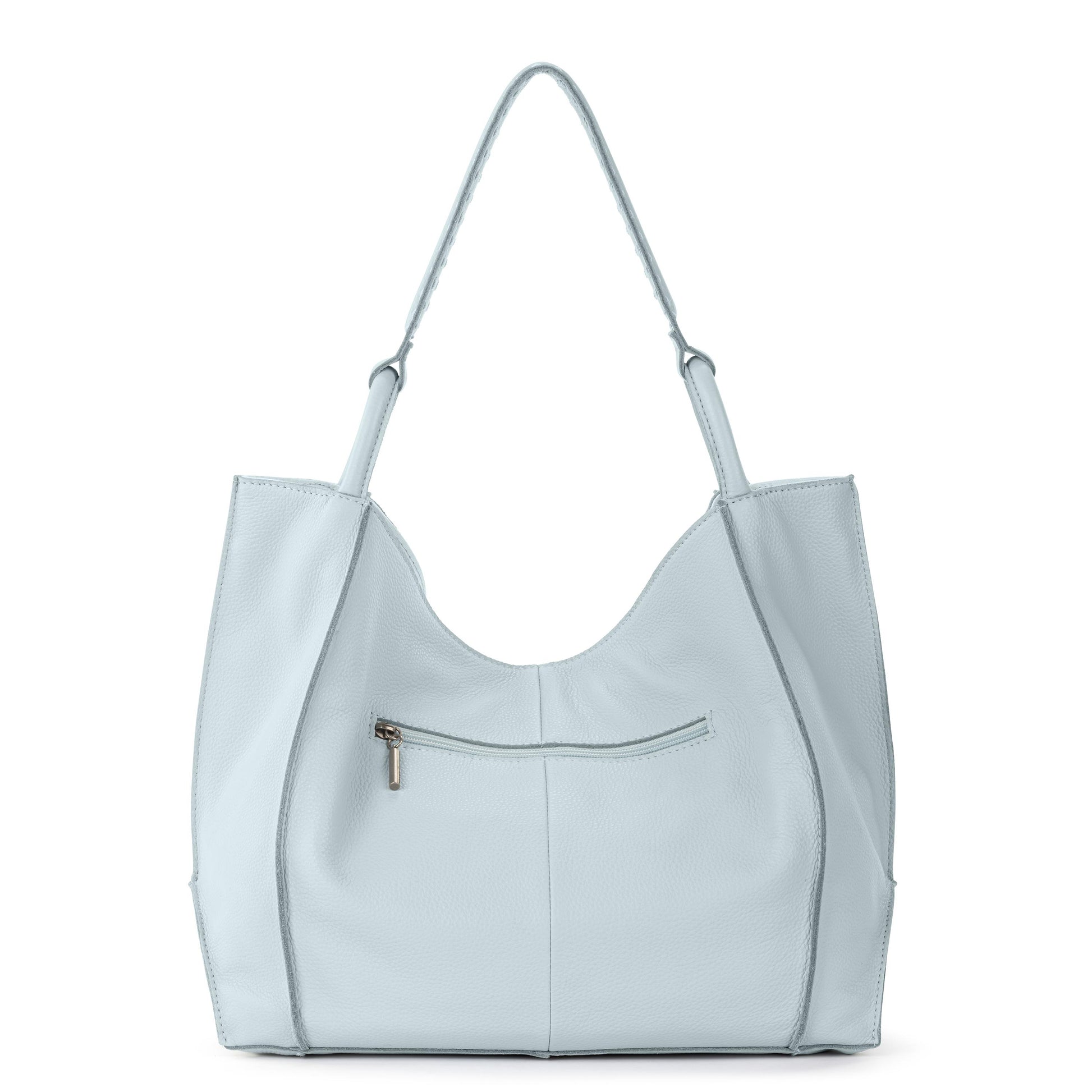 The Sak Los Feliz Slouchy Large Tote Leather - |Ice Blue|