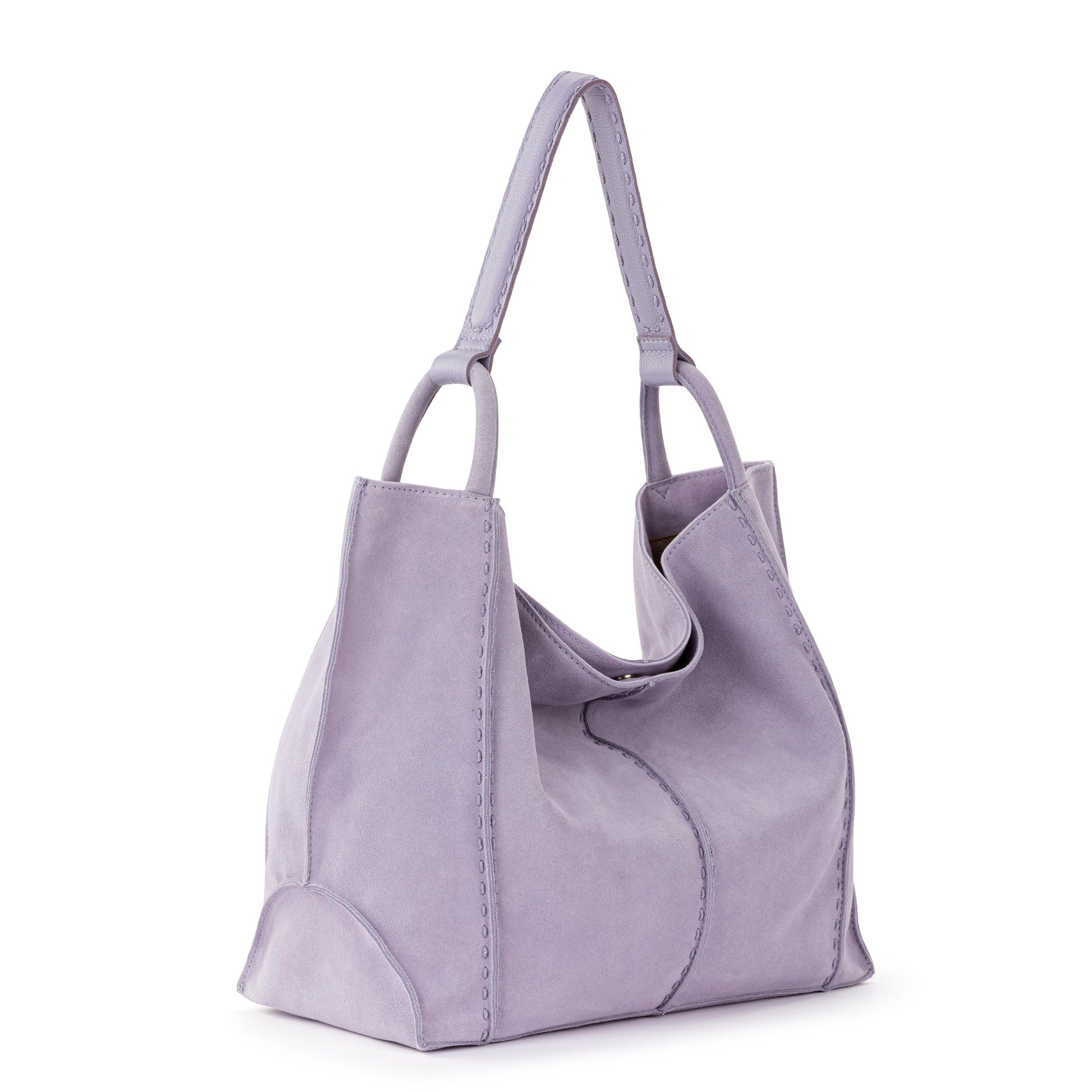 The Sak Los Feliz Slouchy Large Tote Leather - |Orchid Suede|