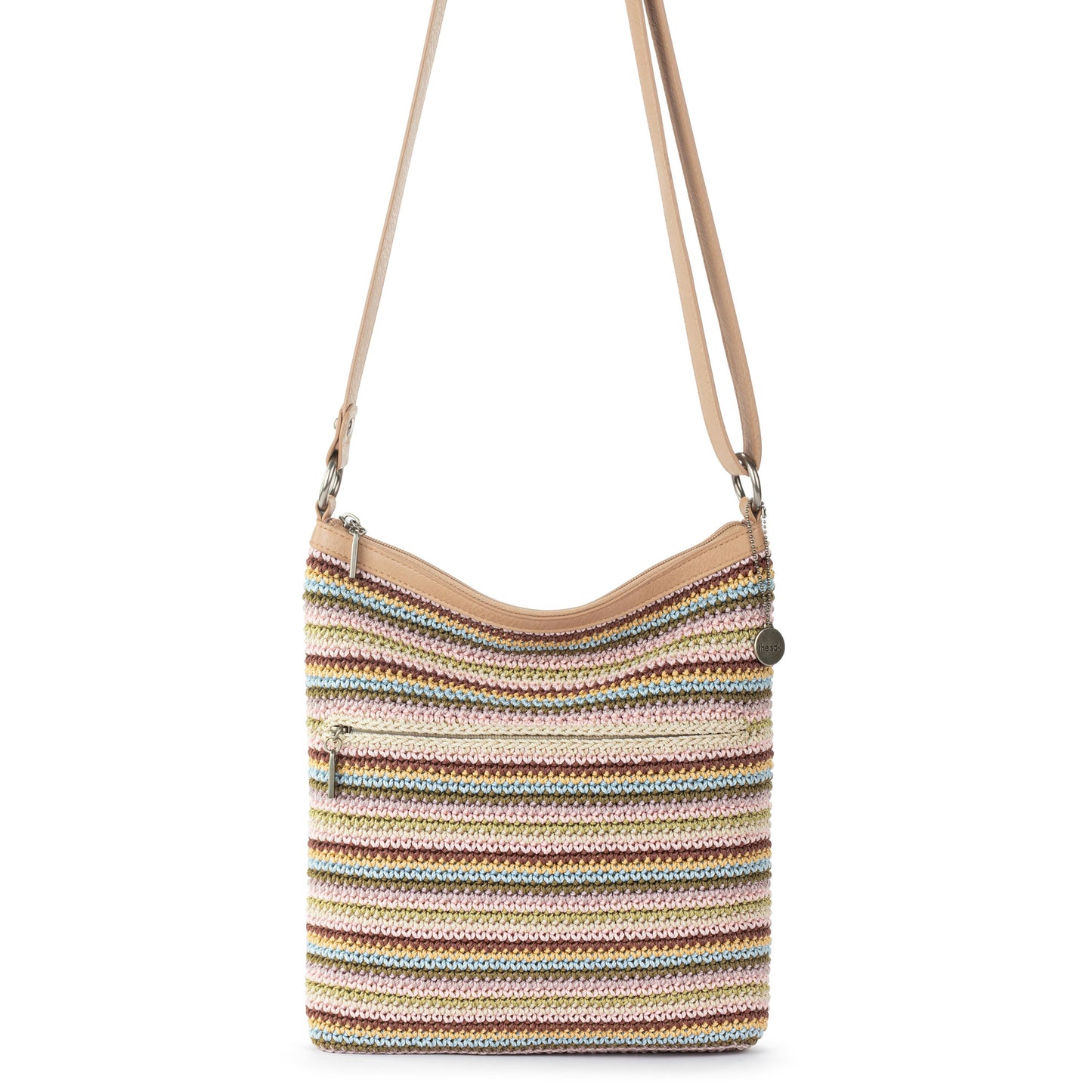 The Sak Lucia Crossbody Crochet - |Pink Multi Stripe|