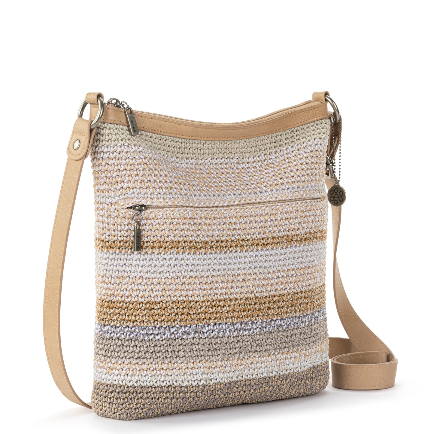 The Sak Lucia Crossbody Crochet - |Sand Stripe|