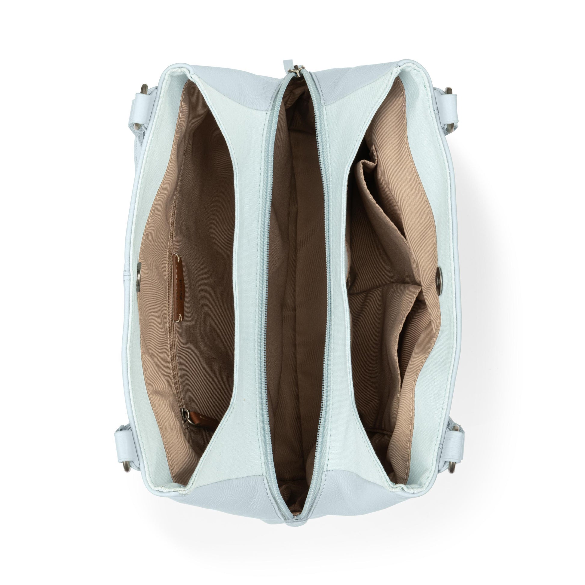 The Sak Melrose Satchel Leather - |Ice Blue|