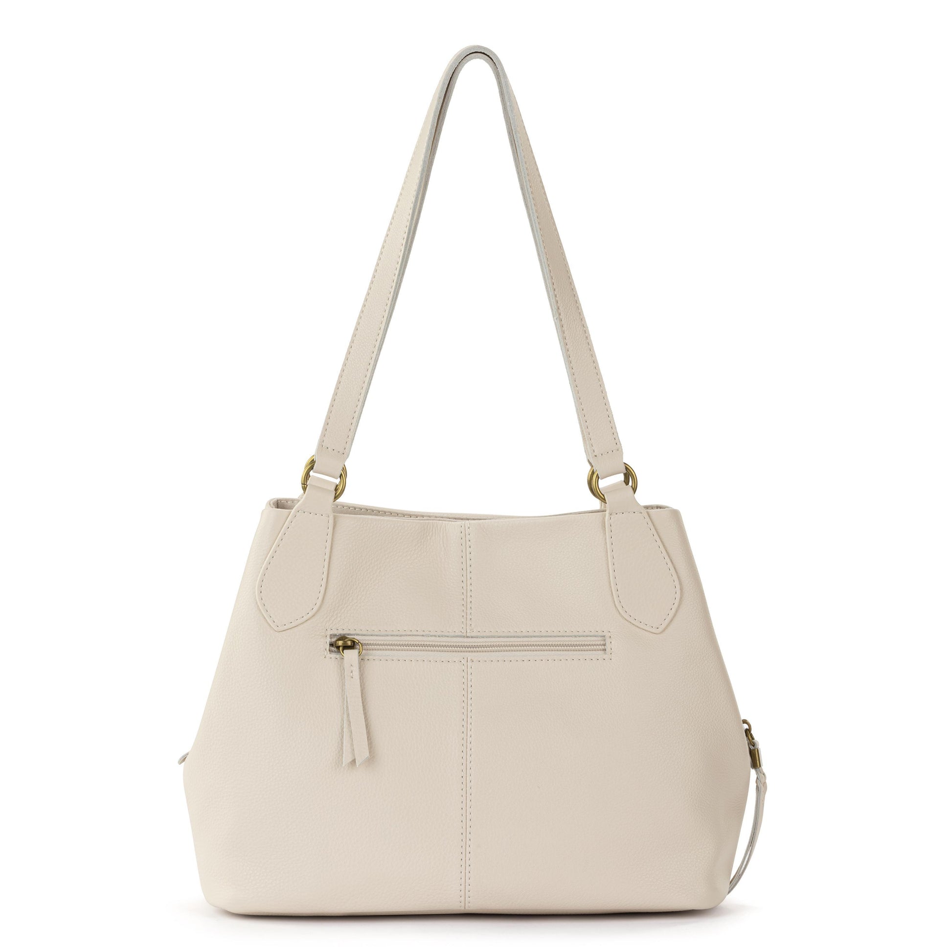 The Sak Melrose Satchel Leather - |Stone Multi Needle Point|