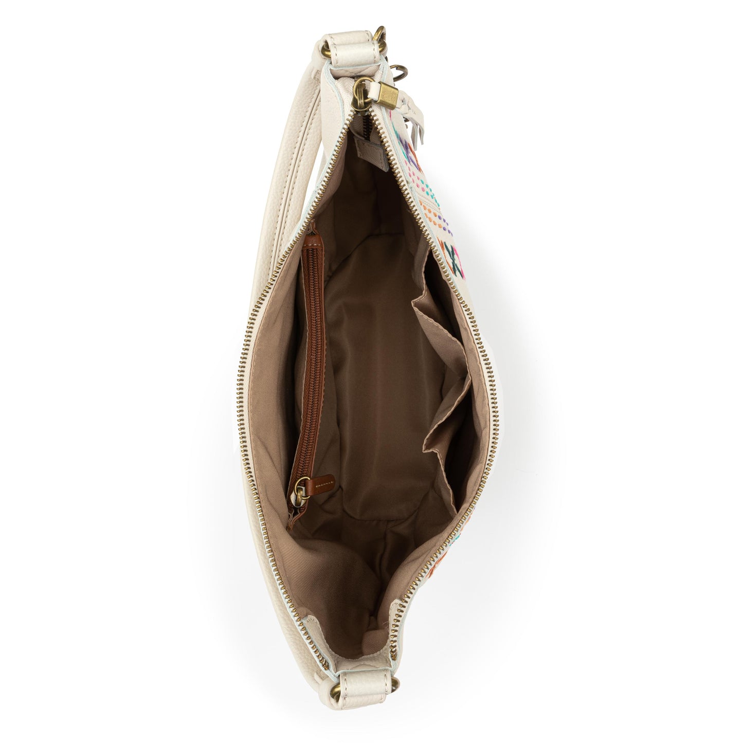 The Sak Sequoia Hobo Leather - |Stone Multi Needle Point|