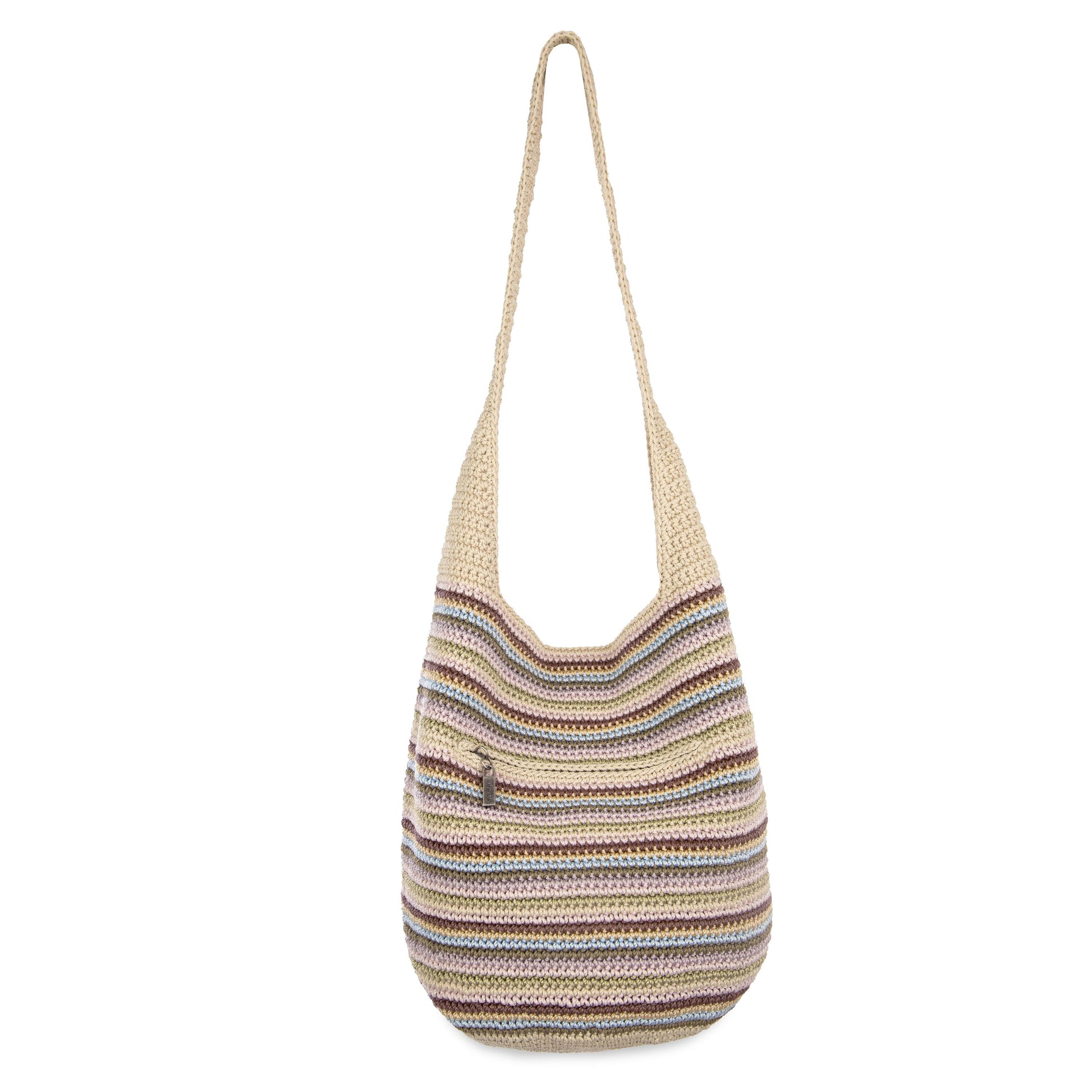 The Sak 120 Hobo Crochet - |Pink Multi Stripe|