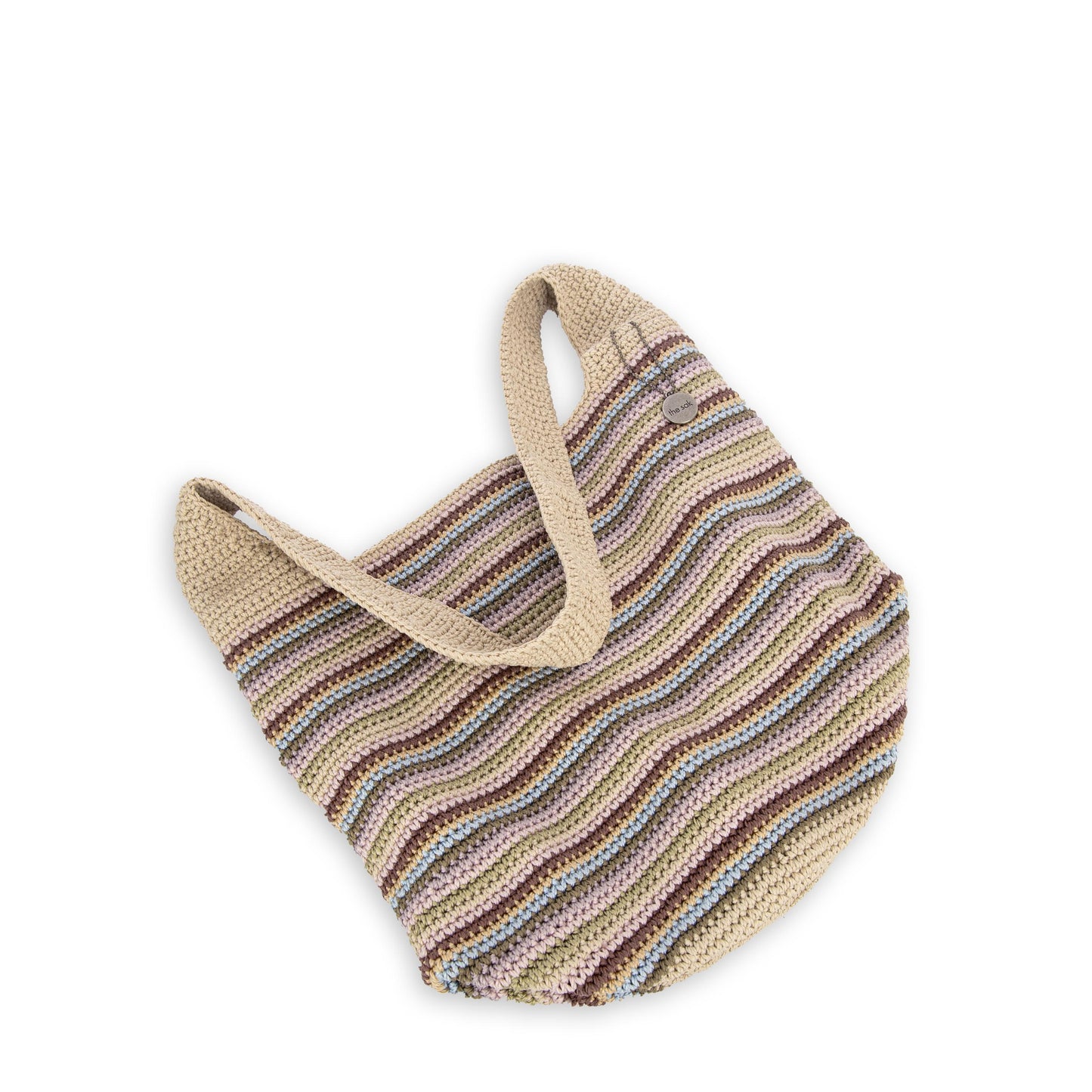 The Sak 120 Hobo Crochet - |Pink Multi Stripe|