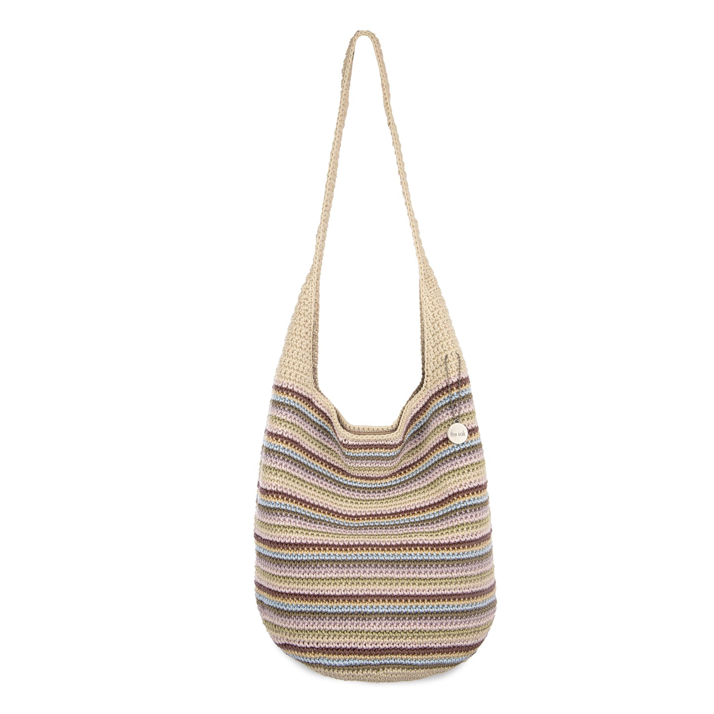 The Sak 120 Hobo Crochet - |Pink Multi Stripe|